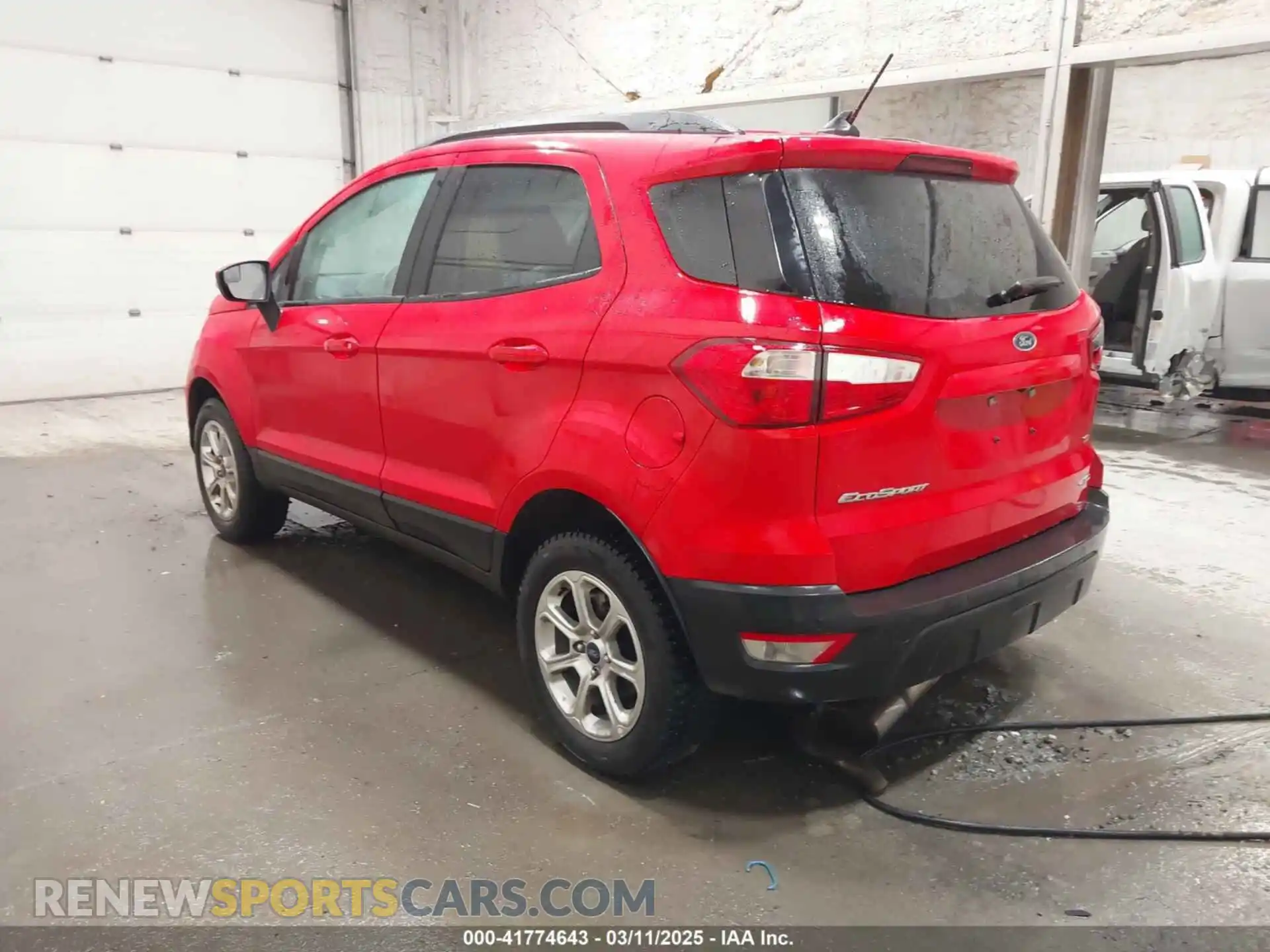 3 fotografías del automóvil dañado MAJ6S3GL1MC442138 FORD ECOSPORT 2021