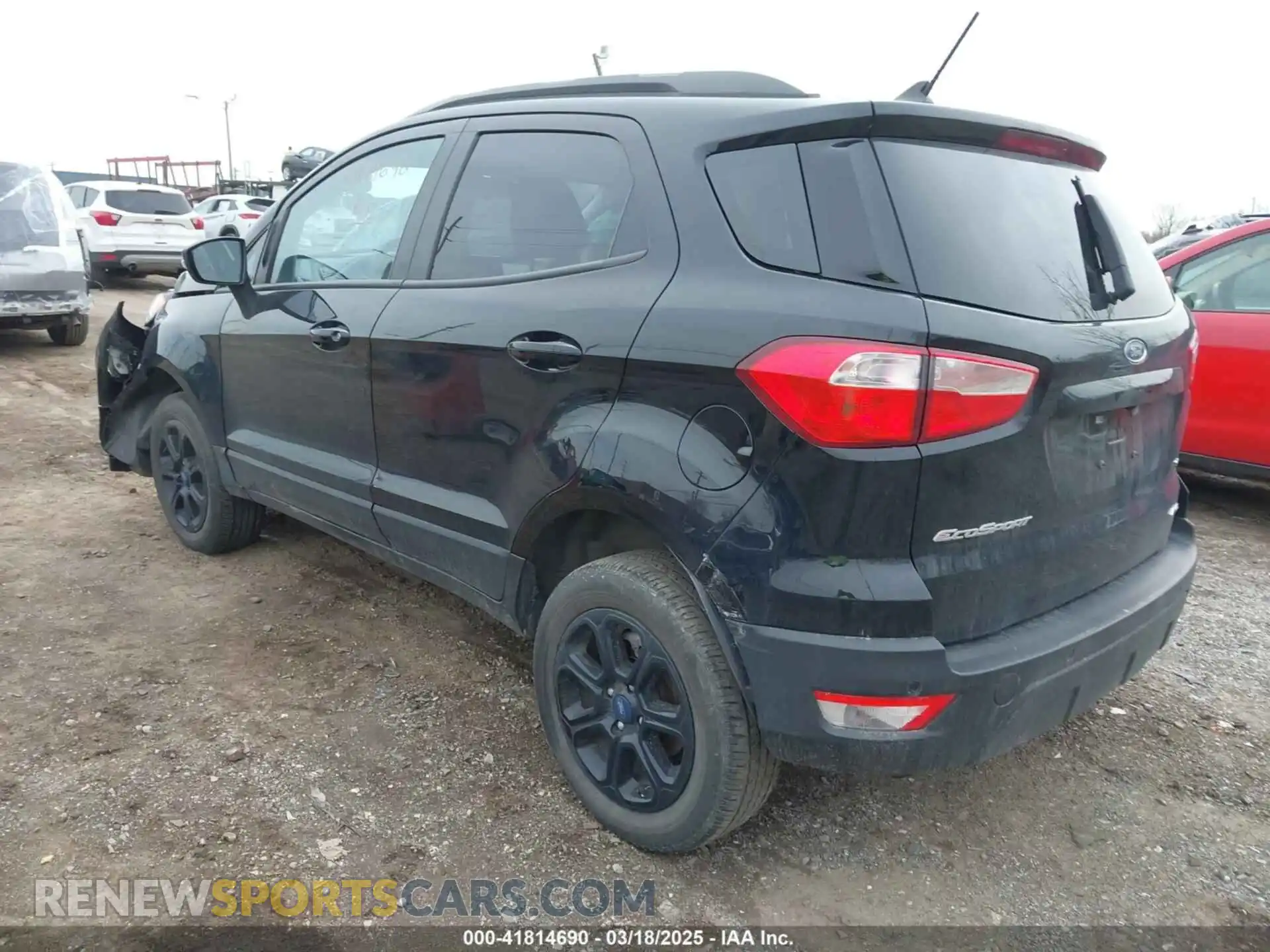 3 fotografías del automóvil dañado MAJ6S3GL2MC416907 FORD ECOSPORT 2021