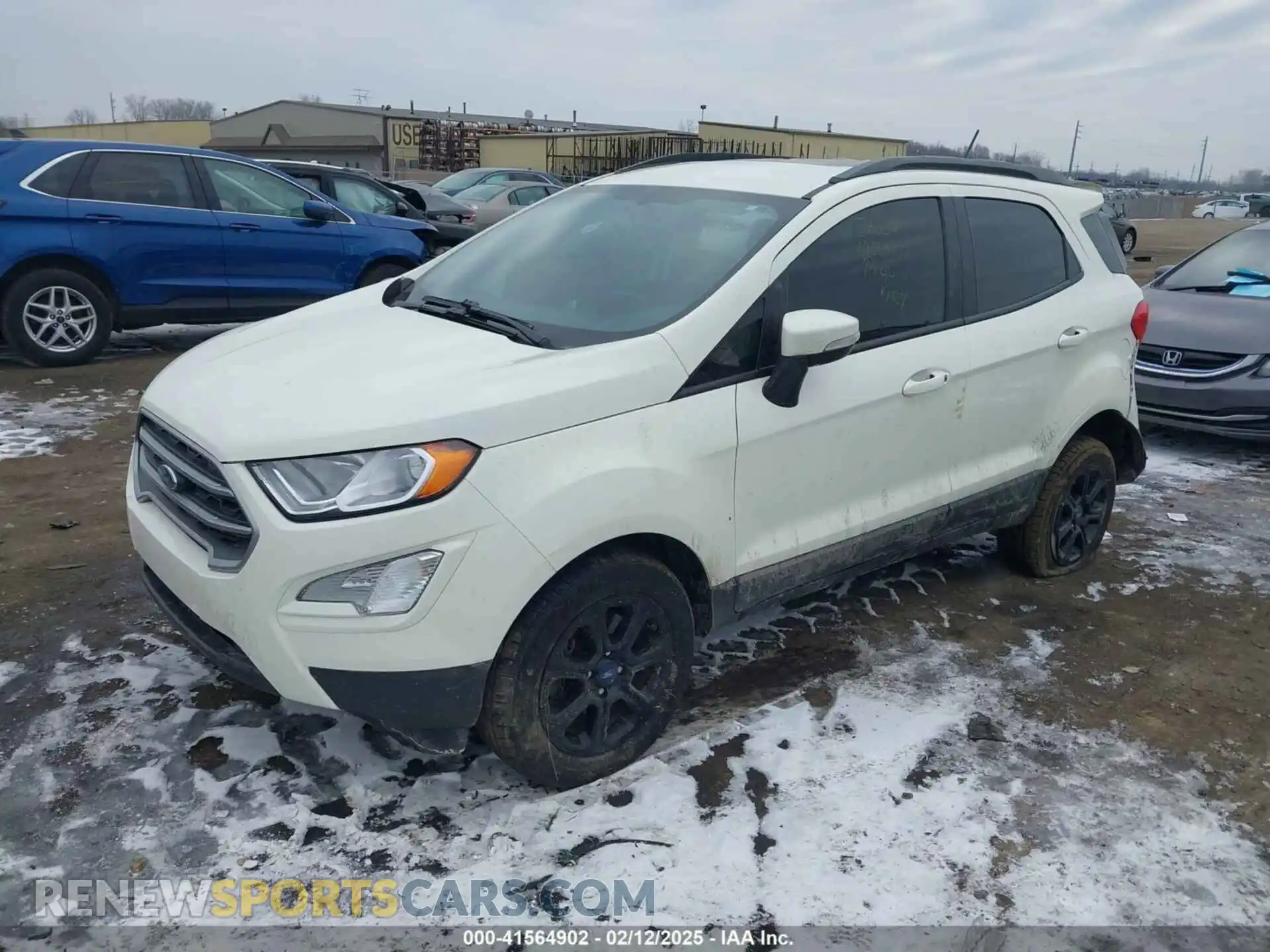 2 fotografías del automóvil dañado MAJ6S3GL3MC429469 FORD ECOSPORT 2021