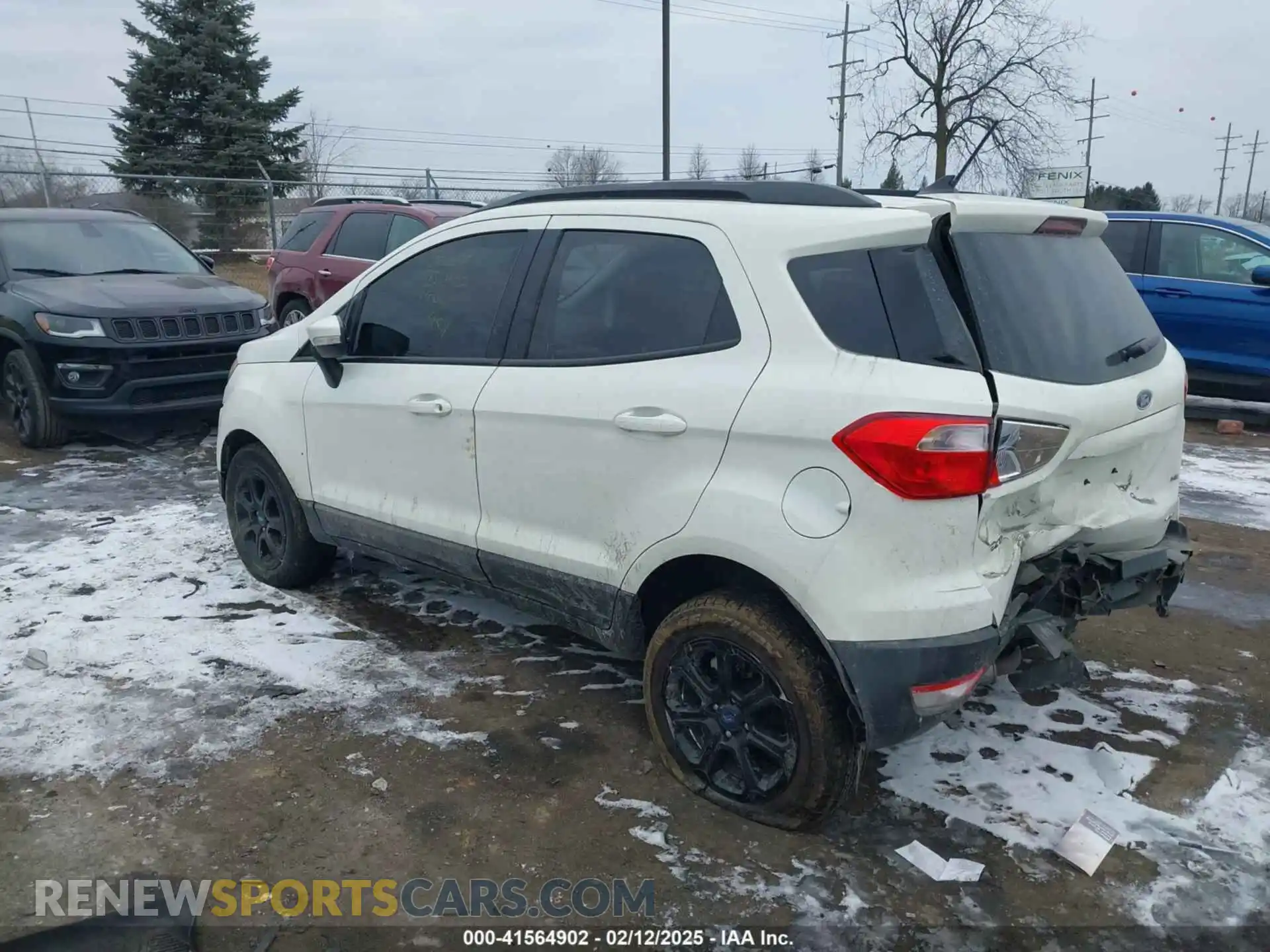 3 fotografías del automóvil dañado MAJ6S3GL3MC429469 FORD ECOSPORT 2021