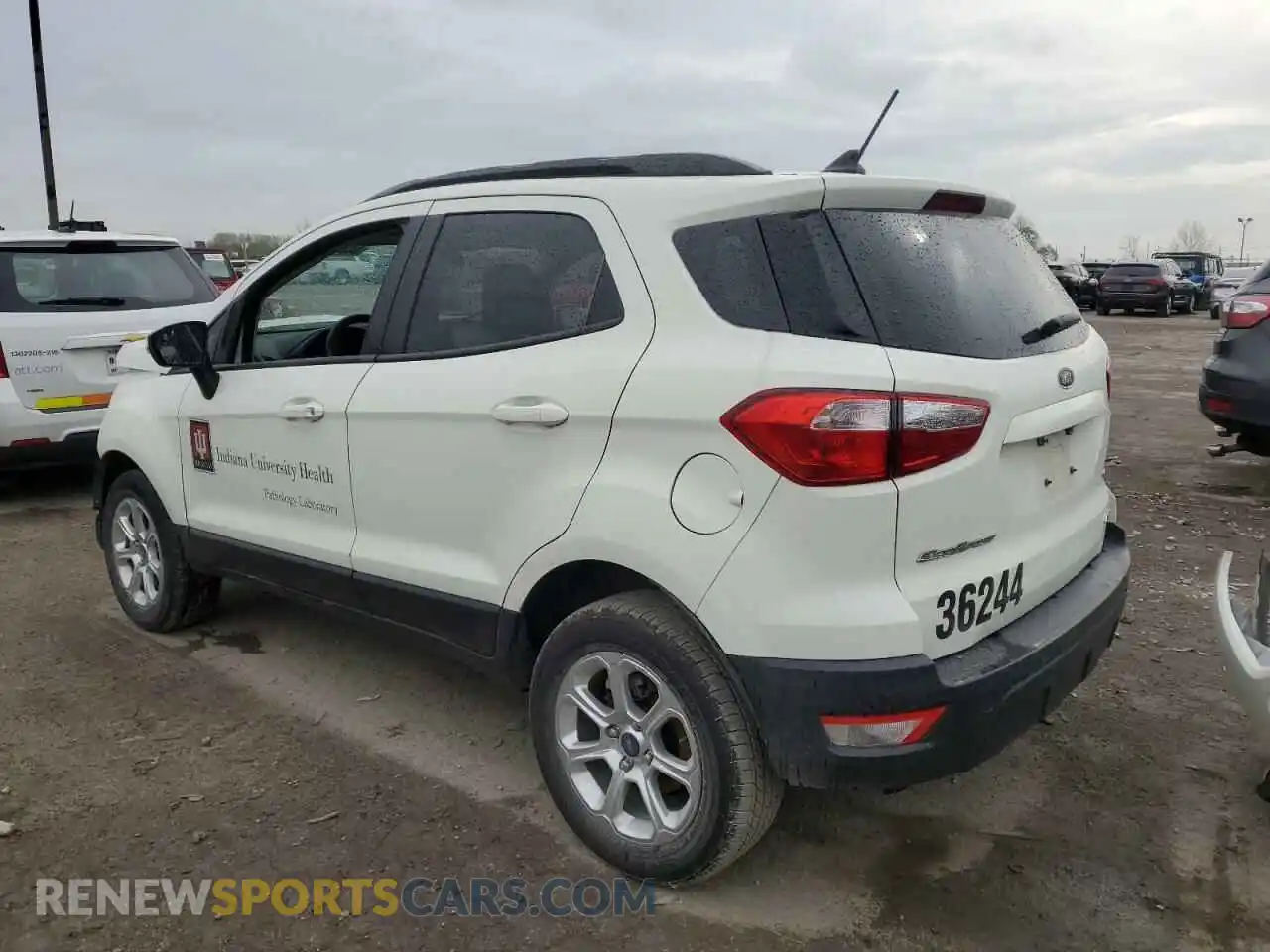 2 fotografías del automóvil dañado MAJ6S3GL3MC436244 FORD ECOSPORT 2021