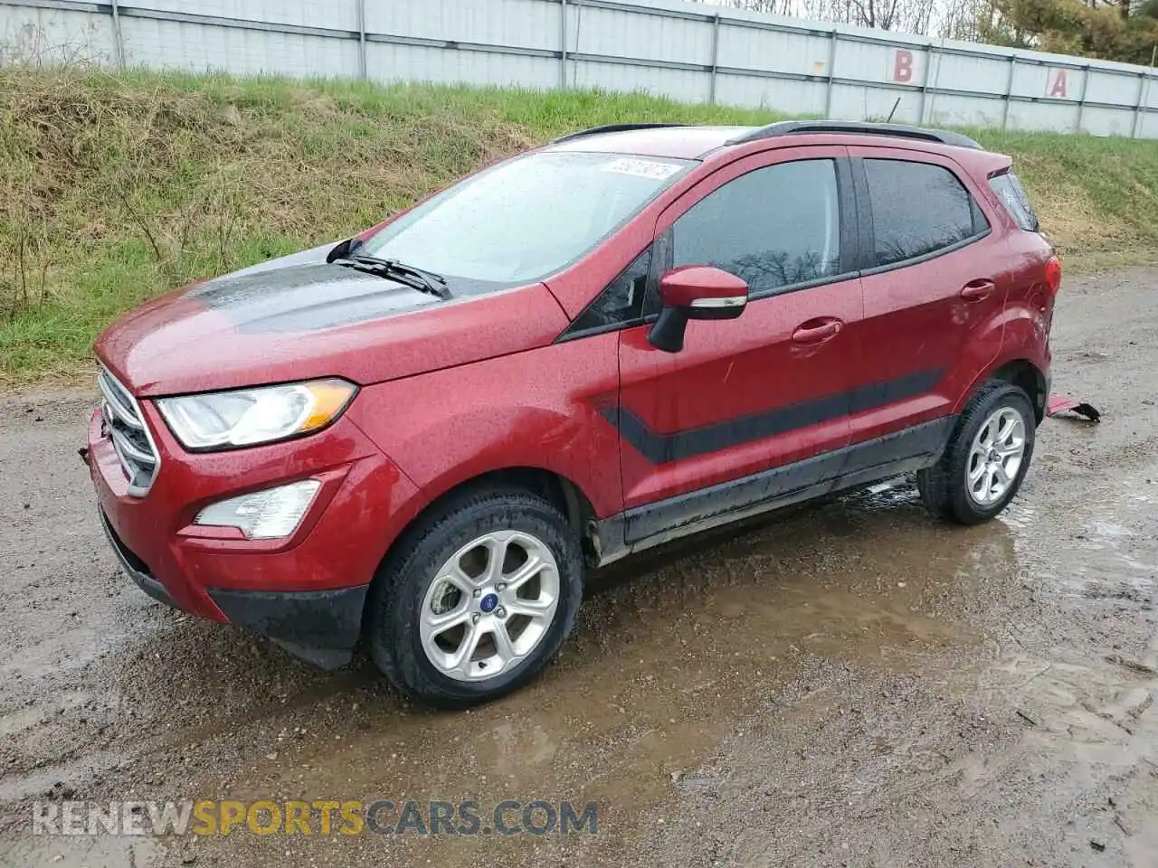 1 fotografías del automóvil dañado MAJ6S3GL4MC397650 FORD ECOSPORT 2021