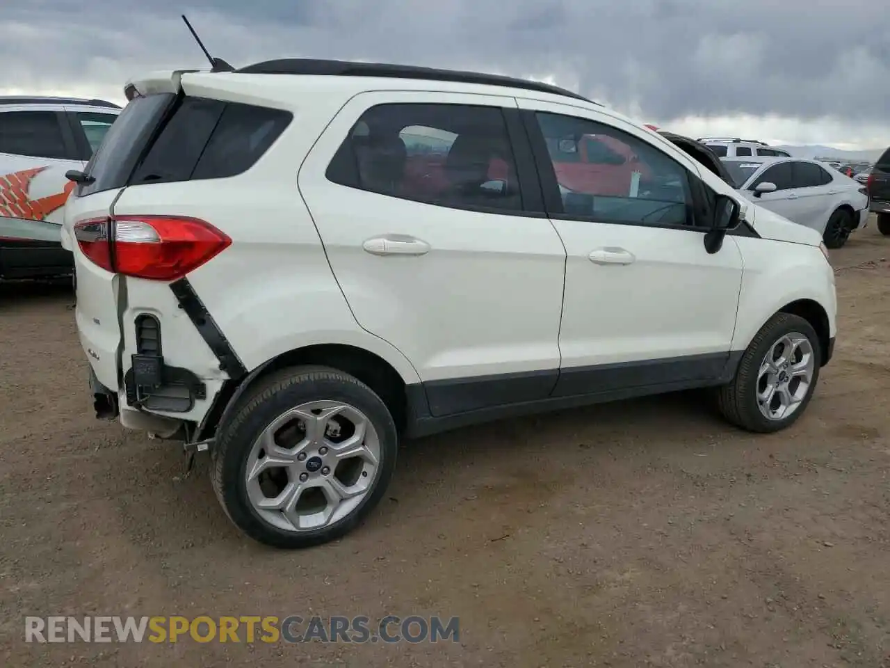 3 fotografías del automóvil dañado MAJ6S3GL5MC397902 FORD ECOSPORT 2021
