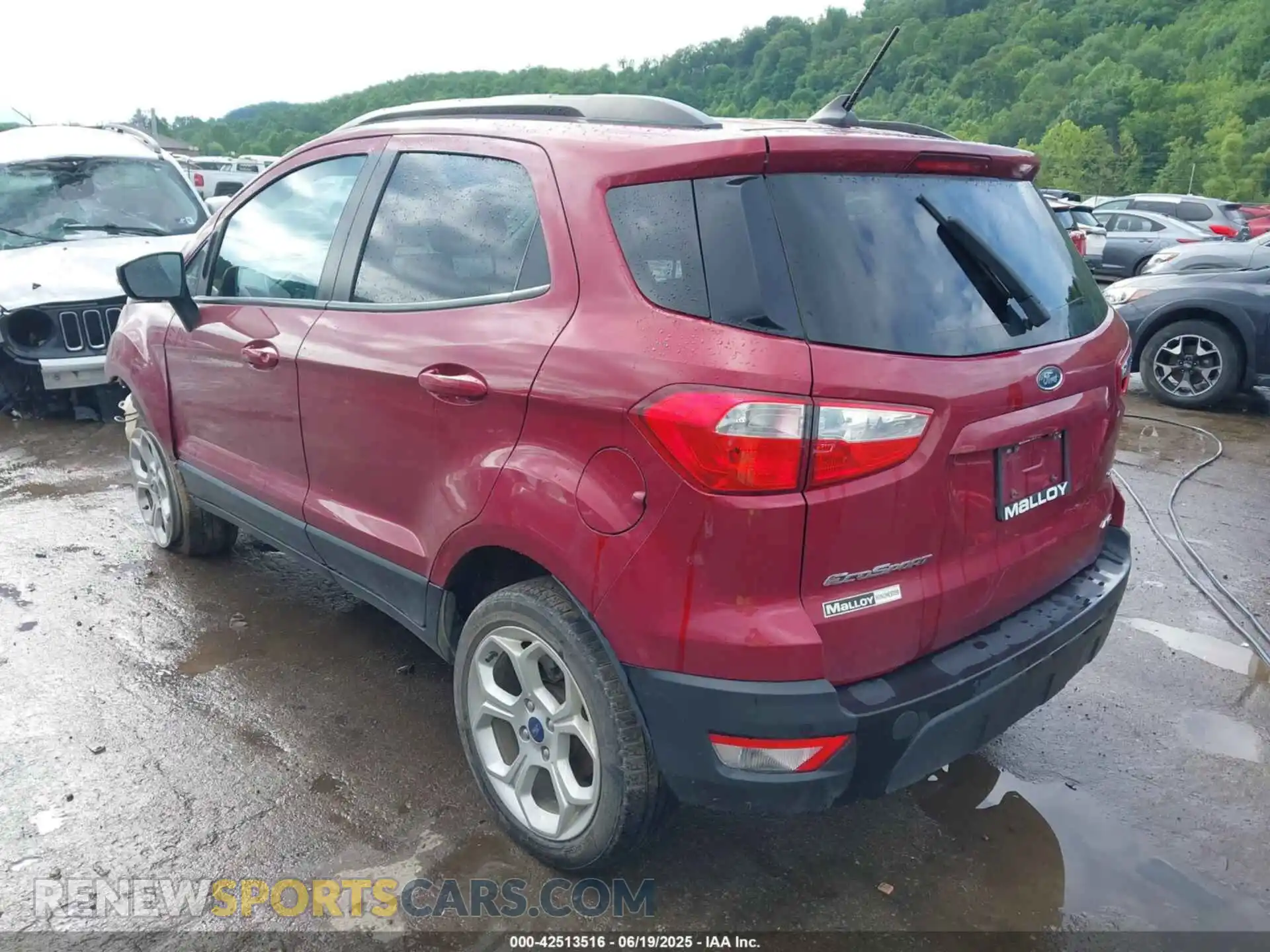3 fotografías del automóvil dañado MAJ6S3GL6MC403500 FORD ECOSPORT 2021