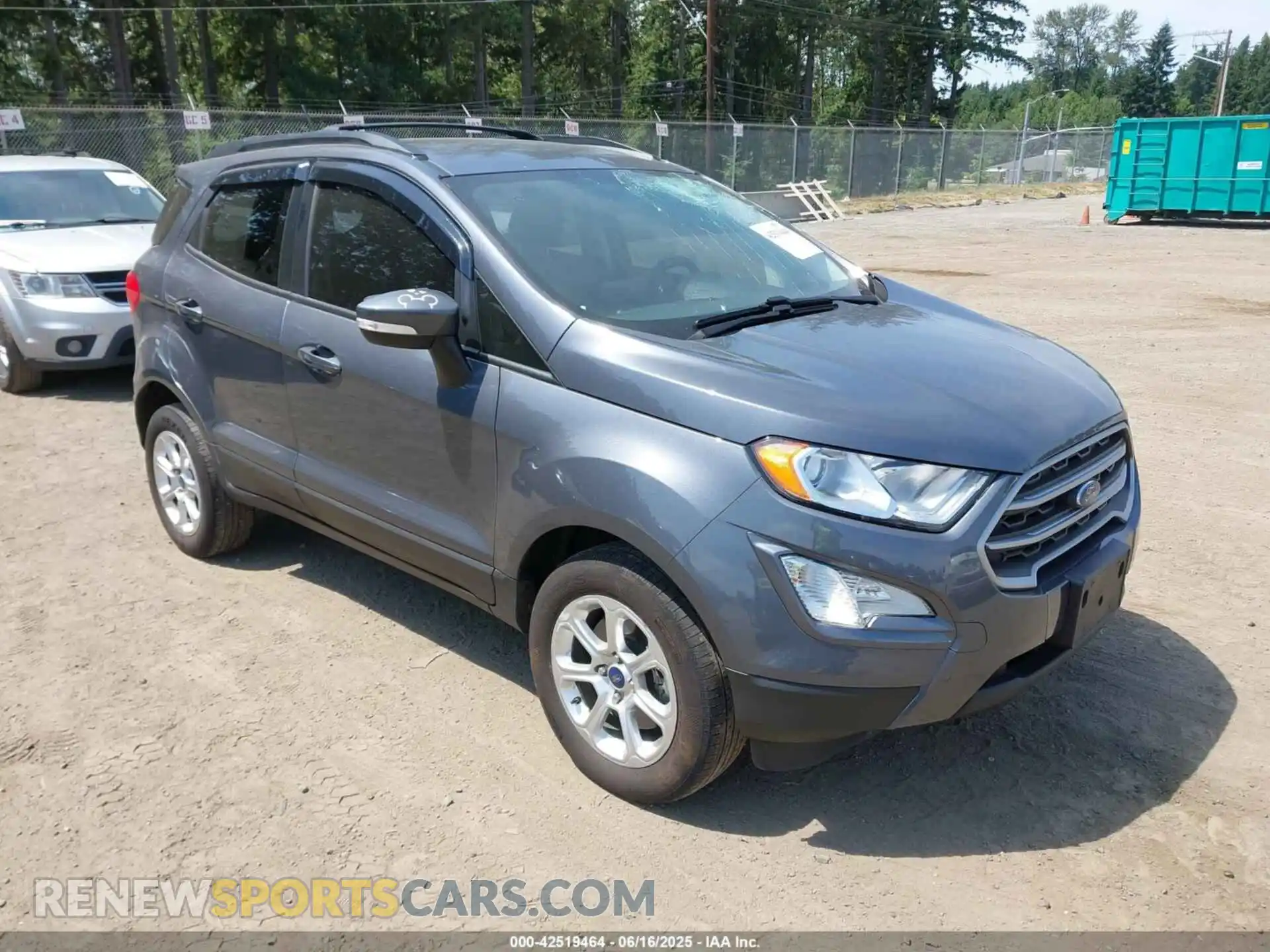 1 fotografías del automóvil dañado MAJ6S3GL6MC454589 FORD ECOSPORT 2021
