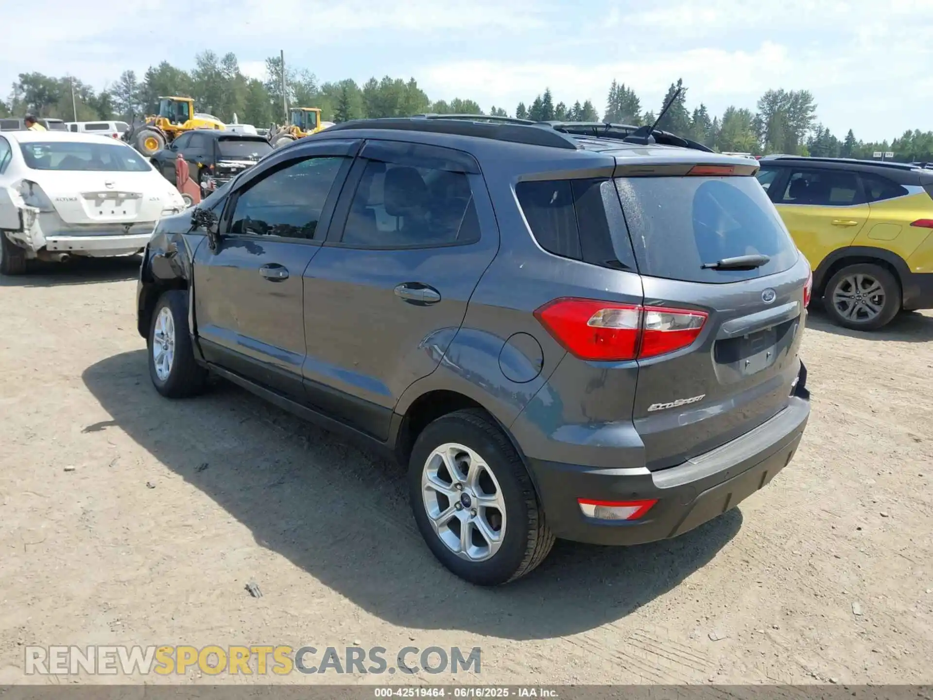 3 fotografías del automóvil dañado MAJ6S3GL6MC454589 FORD ECOSPORT 2021
