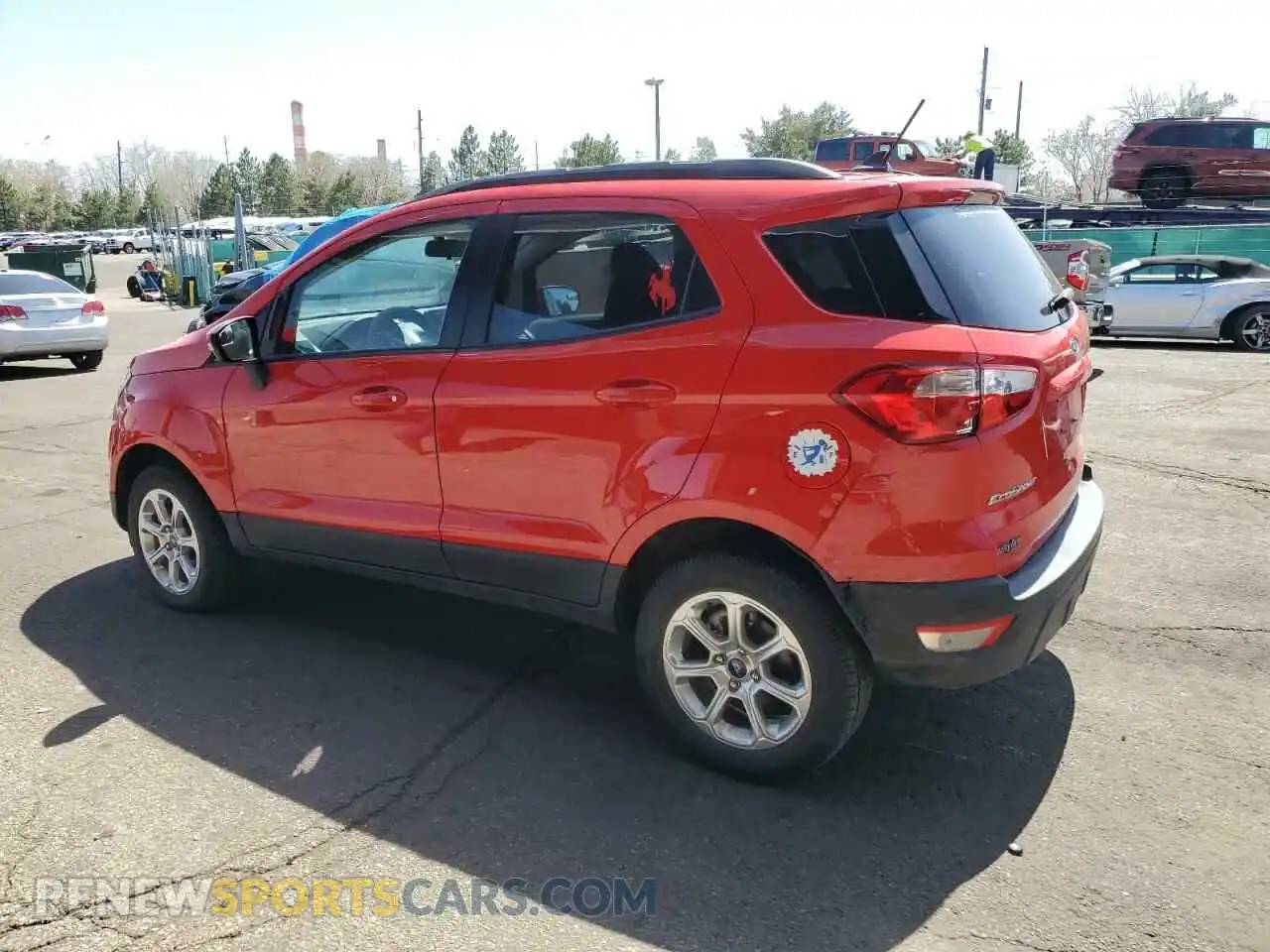 2 fotografías del automóvil dañado MAJ6S3GL7MC405353 FORD ECOSPORT 2021