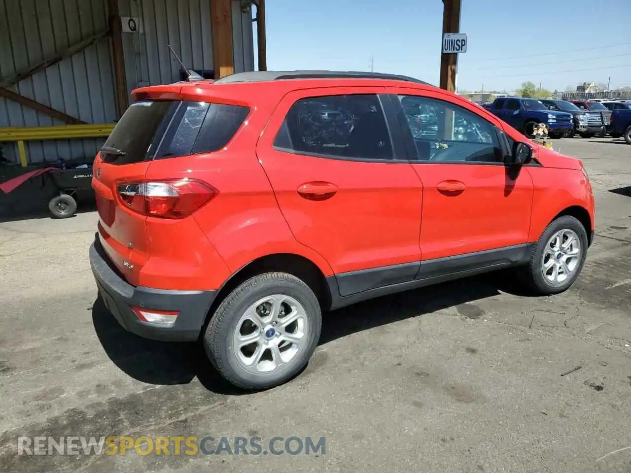 3 fotografías del automóvil dañado MAJ6S3GL7MC405353 FORD ECOSPORT 2021