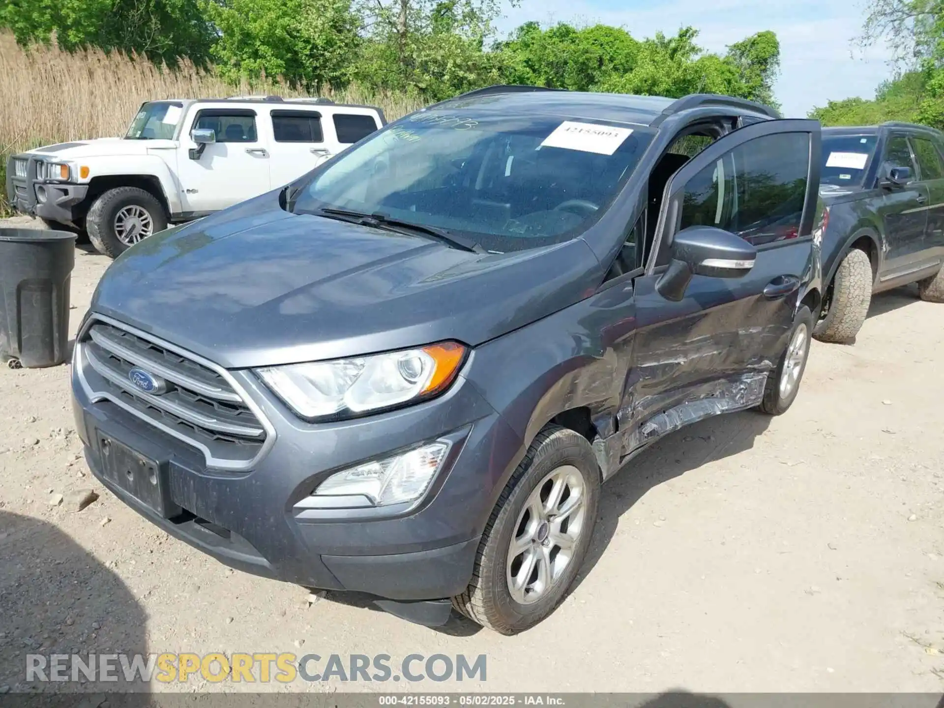 2 fotografías del automóvil dañado MAJ6S3GL7MC427059 FORD ECOSPORT 2021