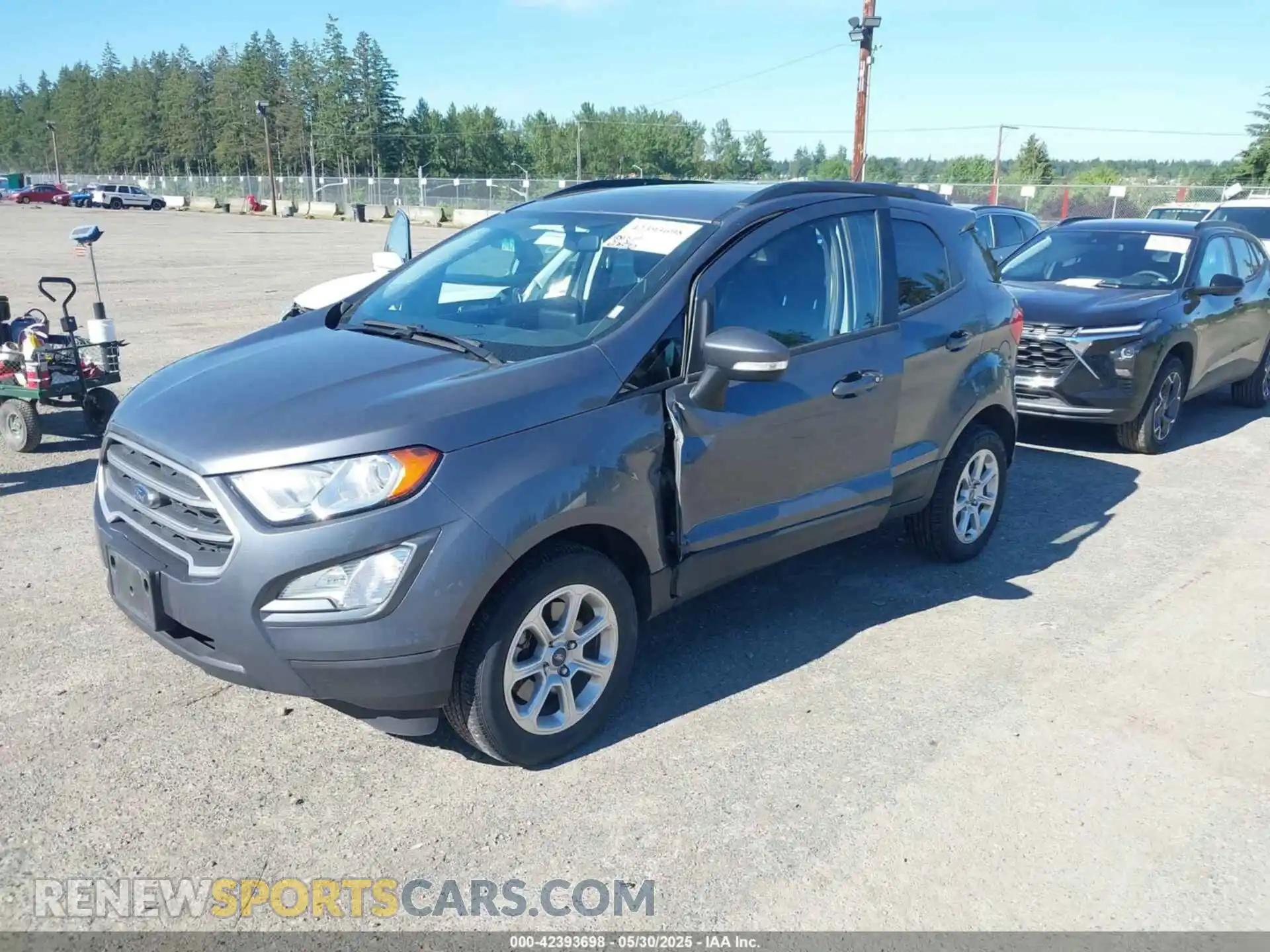 2 fotografías del automóvil dañado MAJ6S3GL8MC425353 FORD ECOSPORT 2021