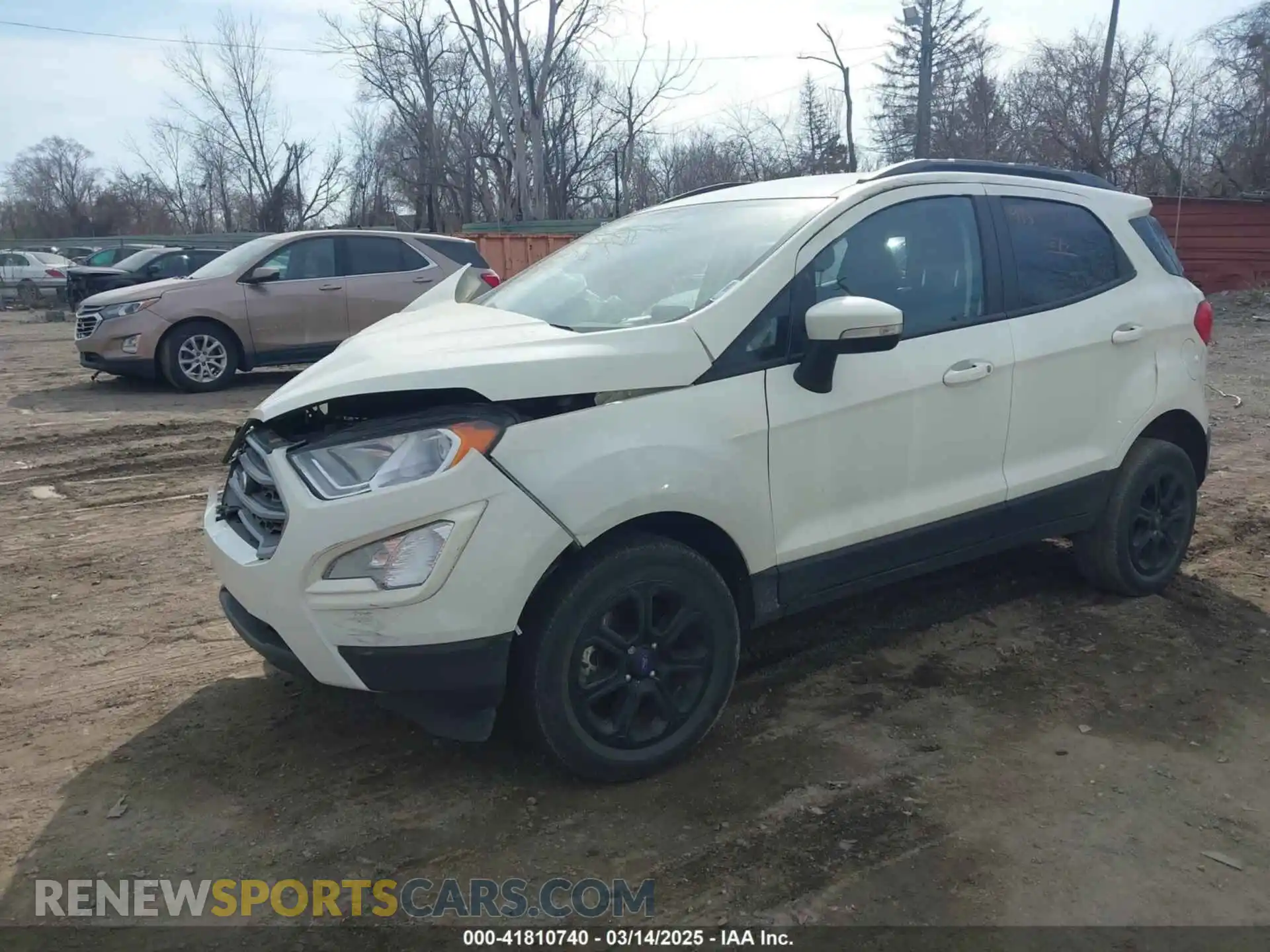 2 fotografías del automóvil dañado MAJ6S3GL9MC451248 FORD ECOSPORT 2021