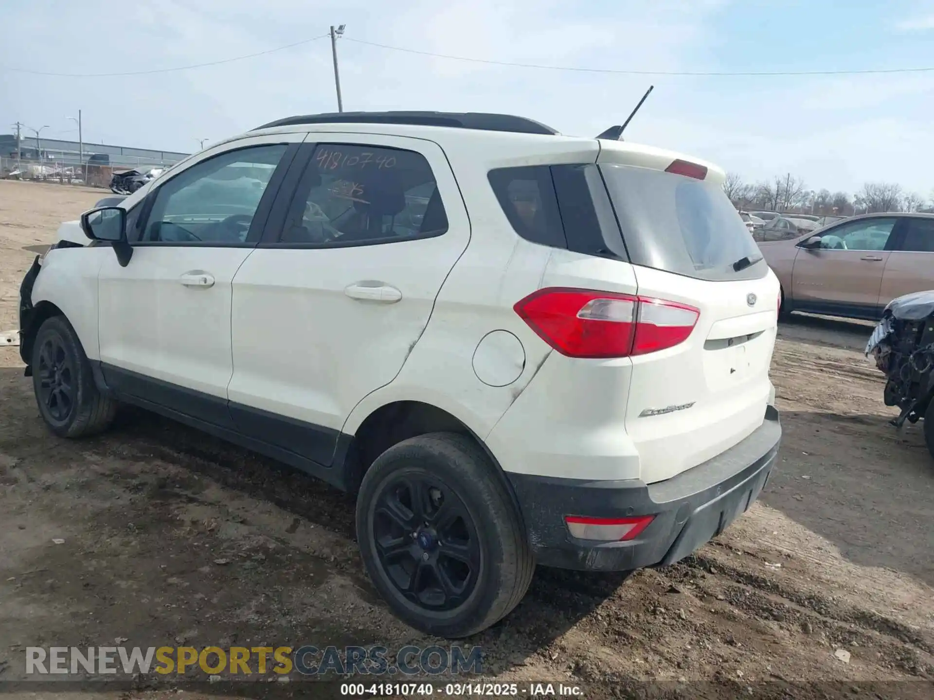 3 fotografías del automóvil dañado MAJ6S3GL9MC451248 FORD ECOSPORT 2021