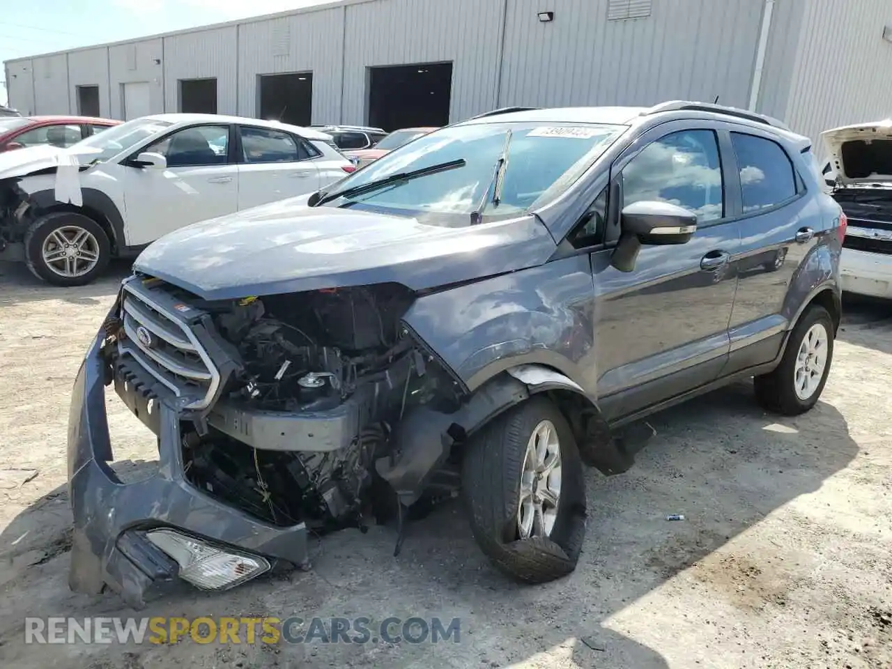 1 fotografías del automóvil dañado MAJ6S3GLXMC400244 FORD ECOSPORT 2021