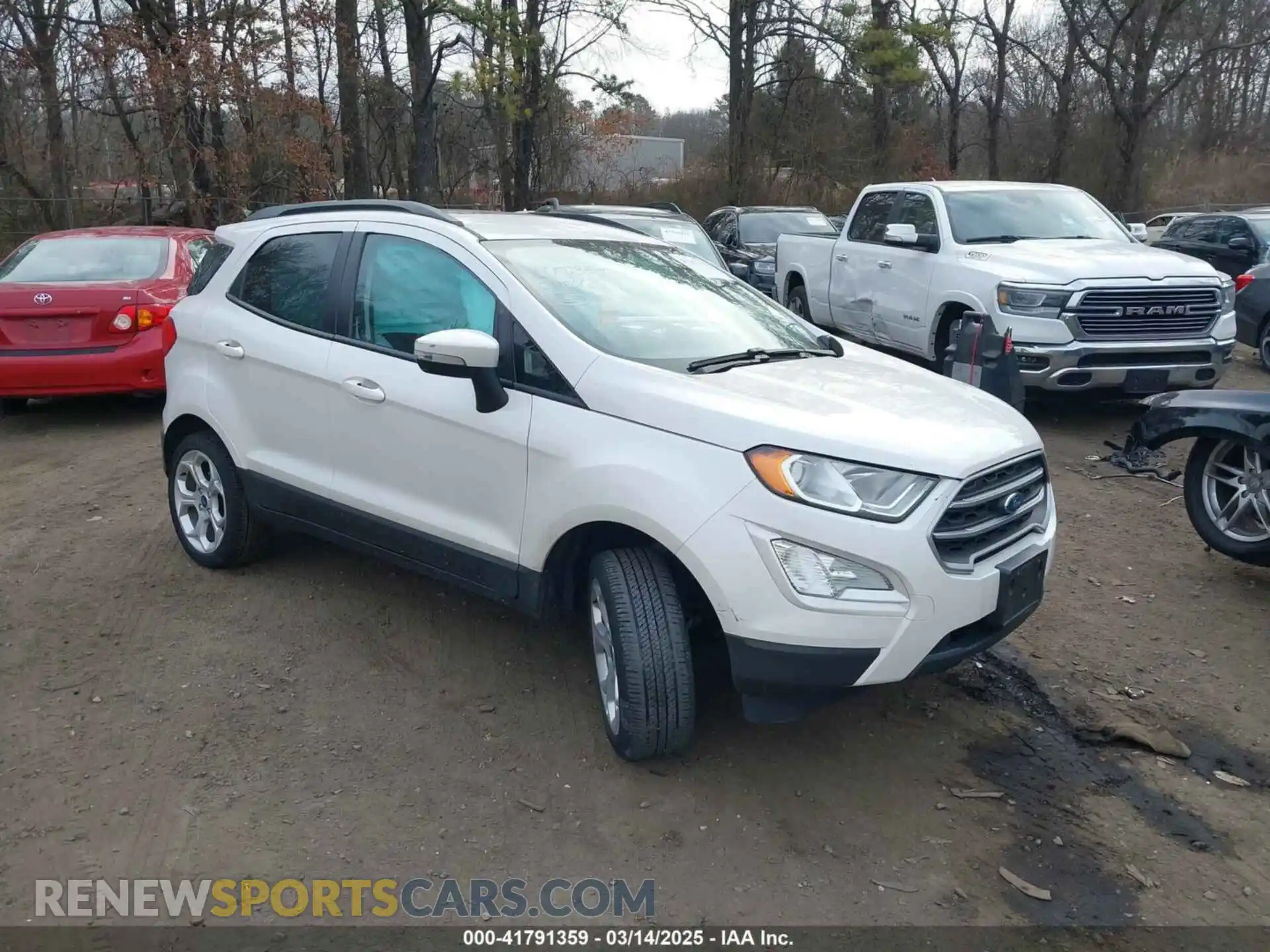 1 fotografías del automóvil dañado MAJ6S3GLXMC403693 FORD ECOSPORT 2021
