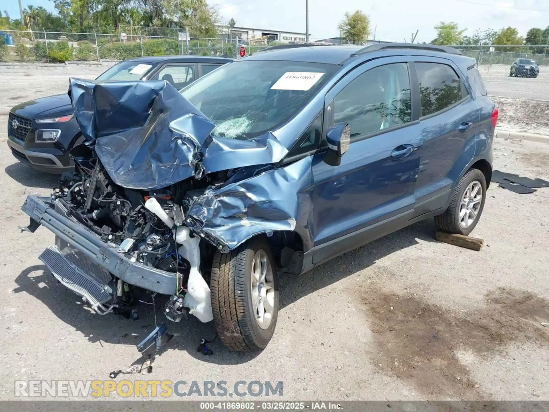 2 Photograph of a damaged car MAJ6S3GLXMC441005 FORD ECOSPORT 2021