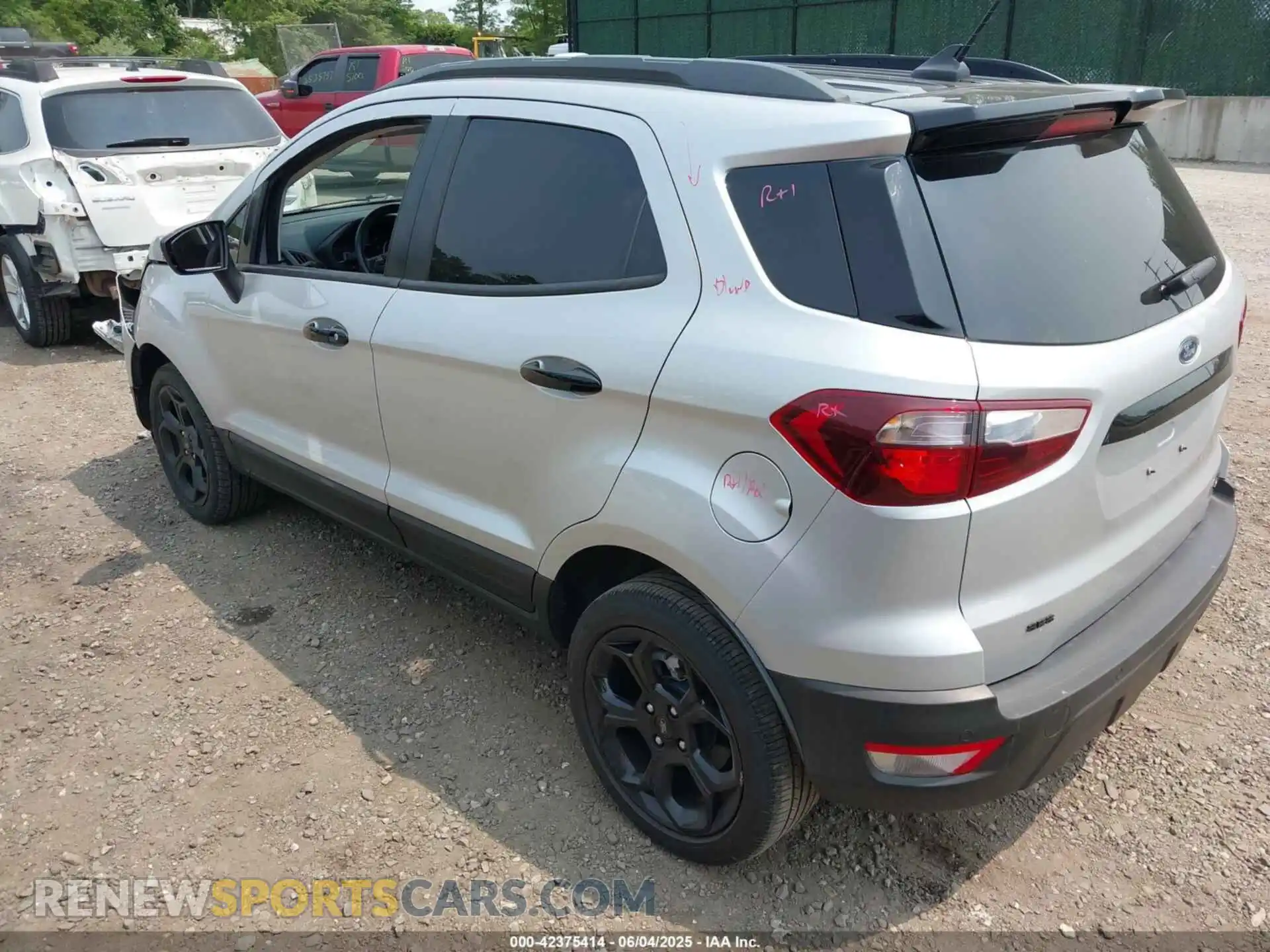 3 fotografías del automóvil dañado MAJ6S3JL8MC427029 FORD ECOSPORT 2021