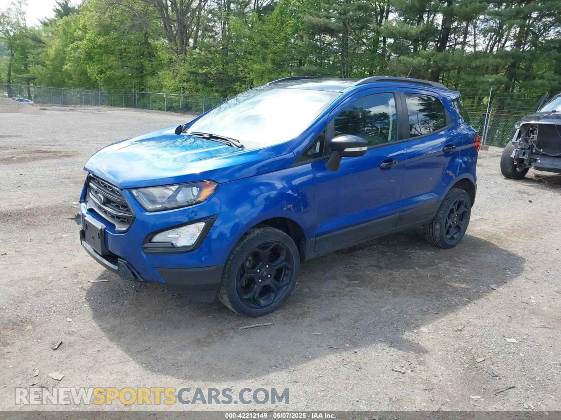 2 fotografías del automóvil dañado MAJ6S3JL8MC435874 FORD ECOSPORT 2021