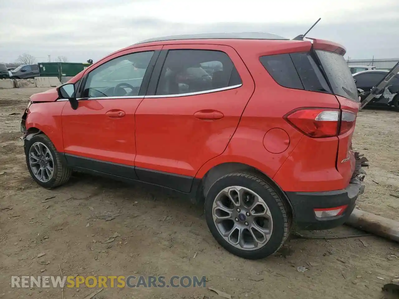 2 fotografías del automóvil dañado MAJ6S3KL4MC400540 FORD ECOSPORT 2021