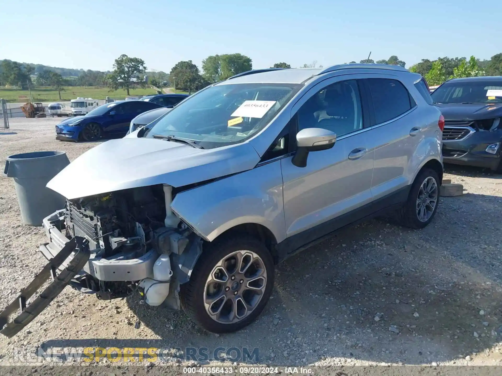 2 Photograph of a damaged car MAJ6S3KL8MC400556 FORD ECOSPORT 2021