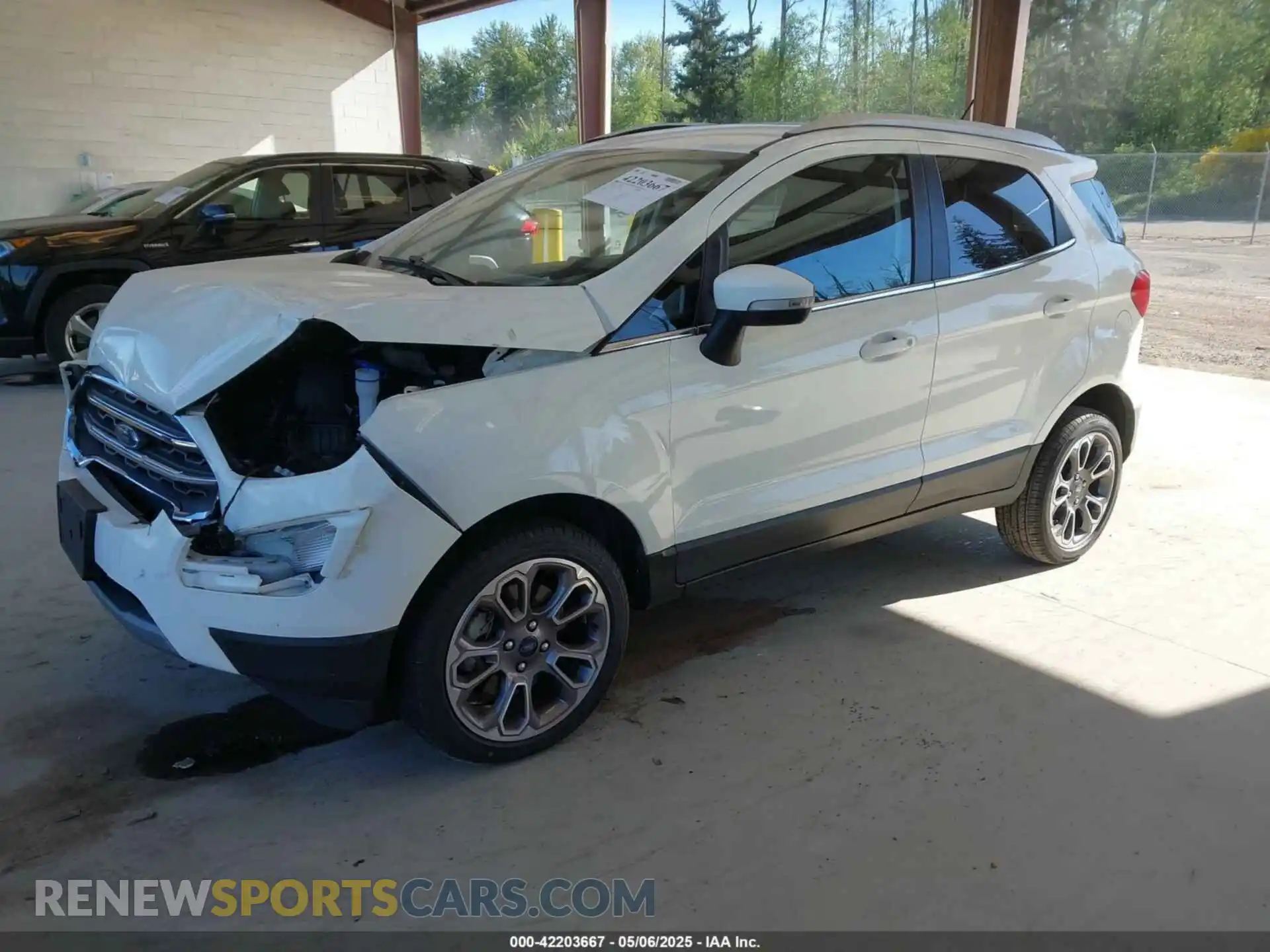 2 fotografías del automóvil dañado MAJ6S3KL8MC402081 FORD ECOSPORT 2021
