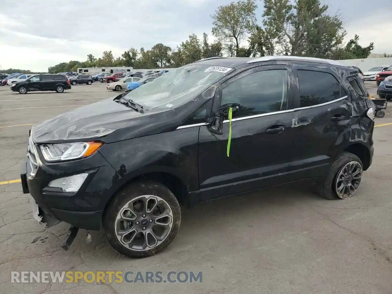 1 Photograph of a damaged car MAJ6S3KL8MC413341 FORD ECOSPORT 2021