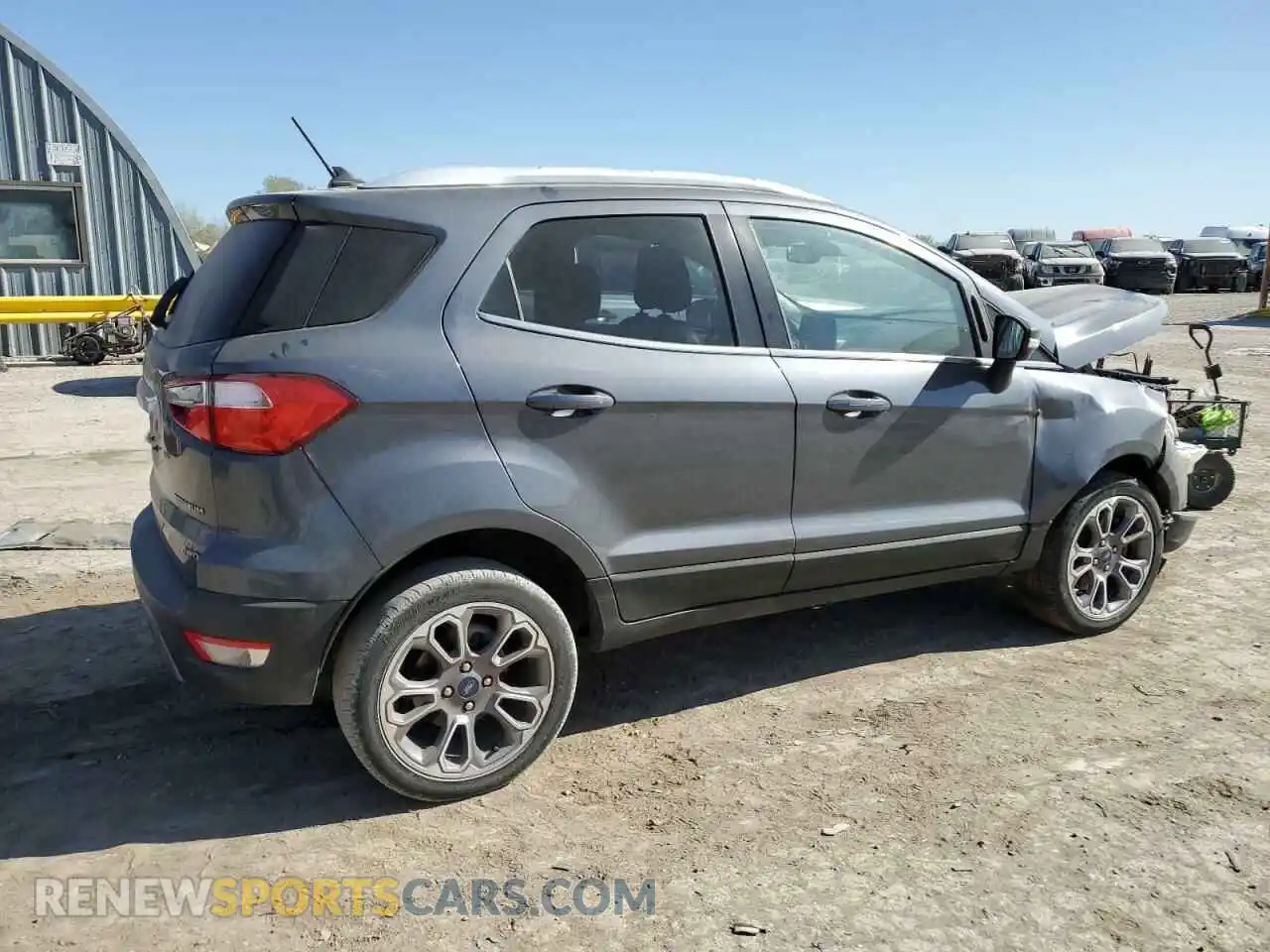 3 fotografías del automóvil dañado MAJ6S3KL9MC401988 FORD ECOSPORT 2021
