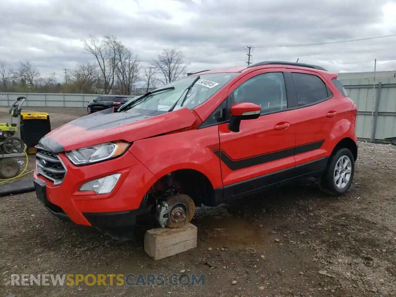 1 Photograph of a damaged car MAJ6S3GL4NC466502 FORD ECOSPORT 2022