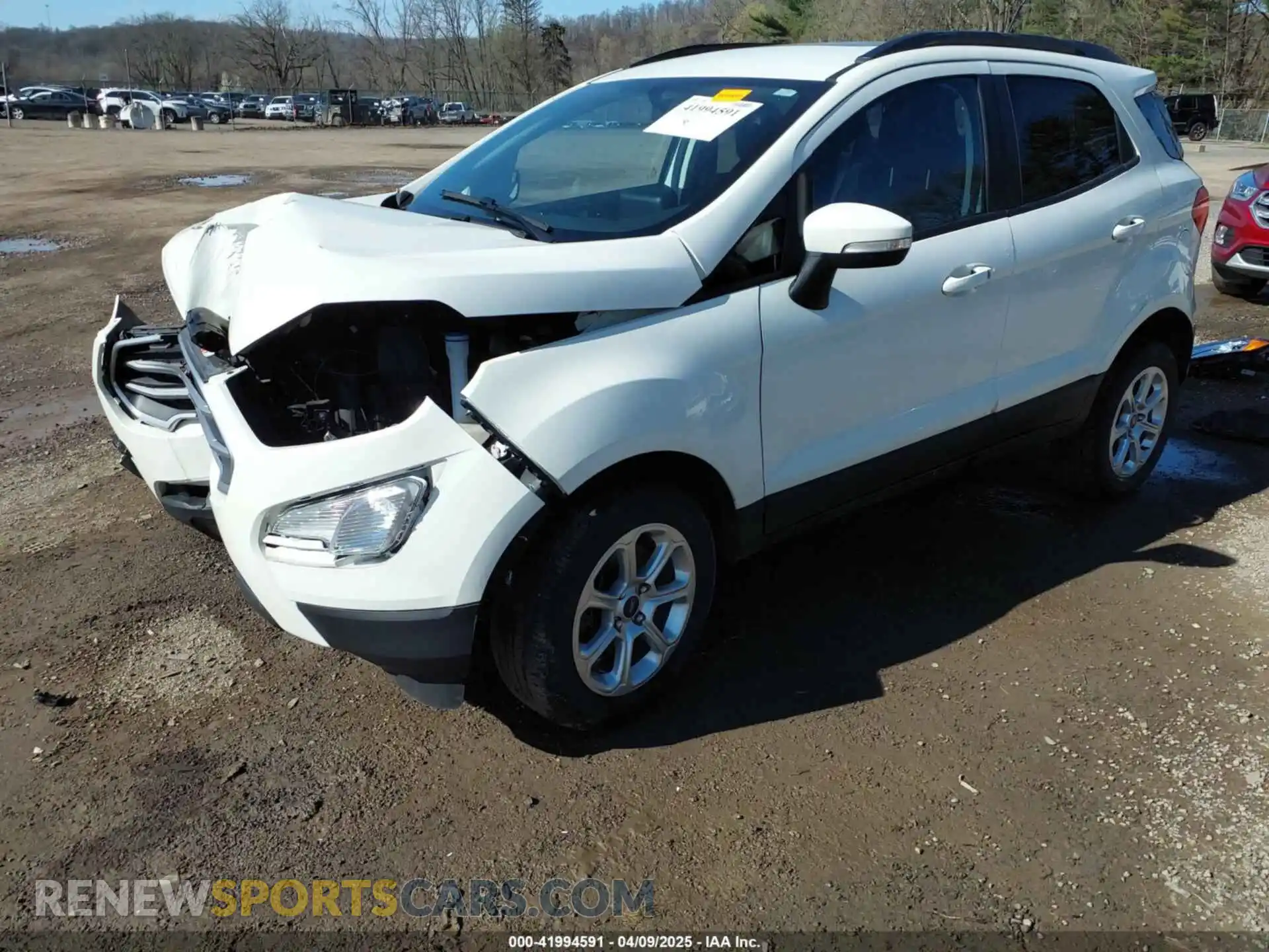 2 Фотография поврежденного автомобиля MAJ6S3GL8NC472500 FORD ECOSPORT 2022