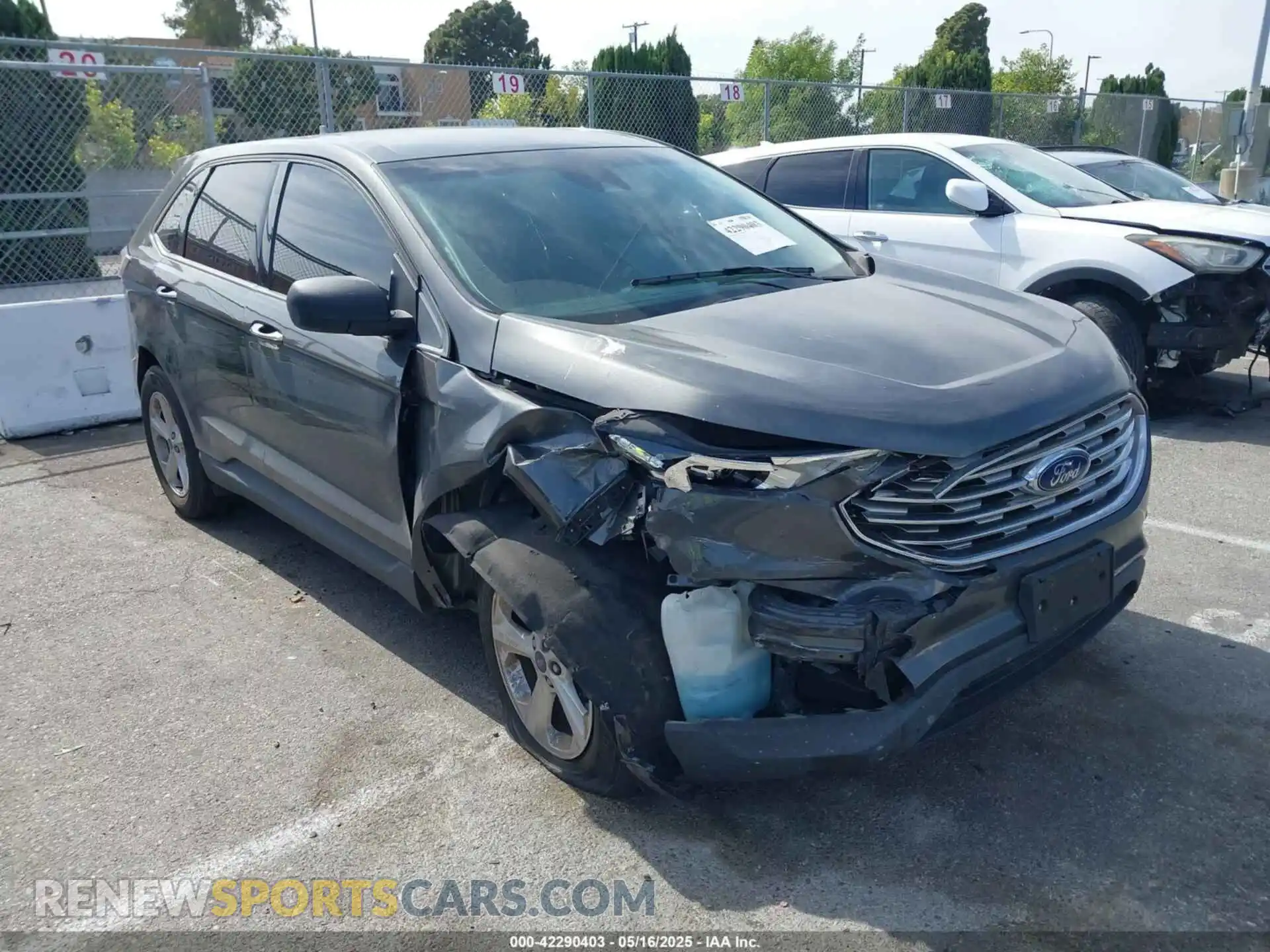 1 Photograph of a damaged car 2FMPK3G93KBB76472 FORD EDGE 2019