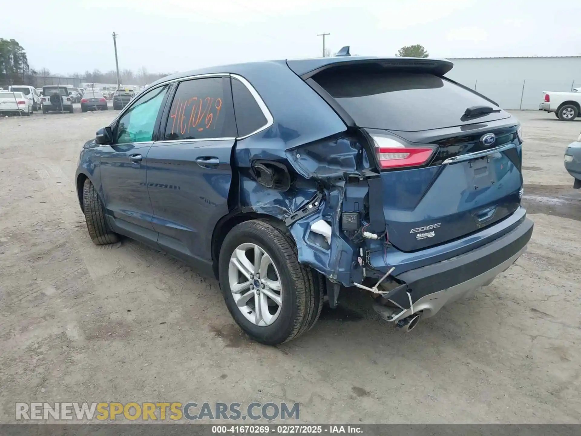 3 Photograph of a damaged car 2FMPK3J93KBC14842 FORD EDGE 2019