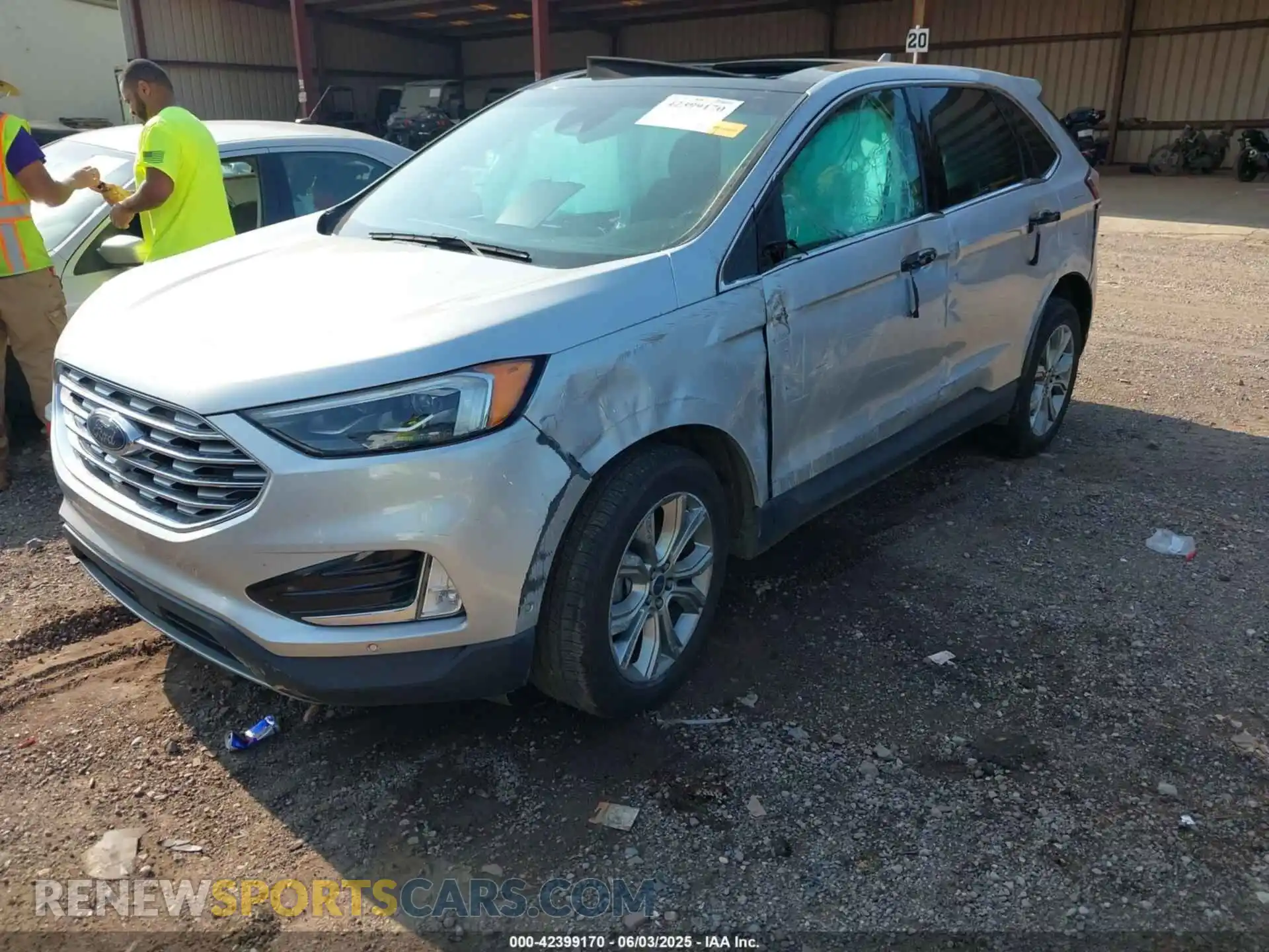 2 Photograph of a damaged car 2FMPK3K90KBB56655 FORD EDGE 2019