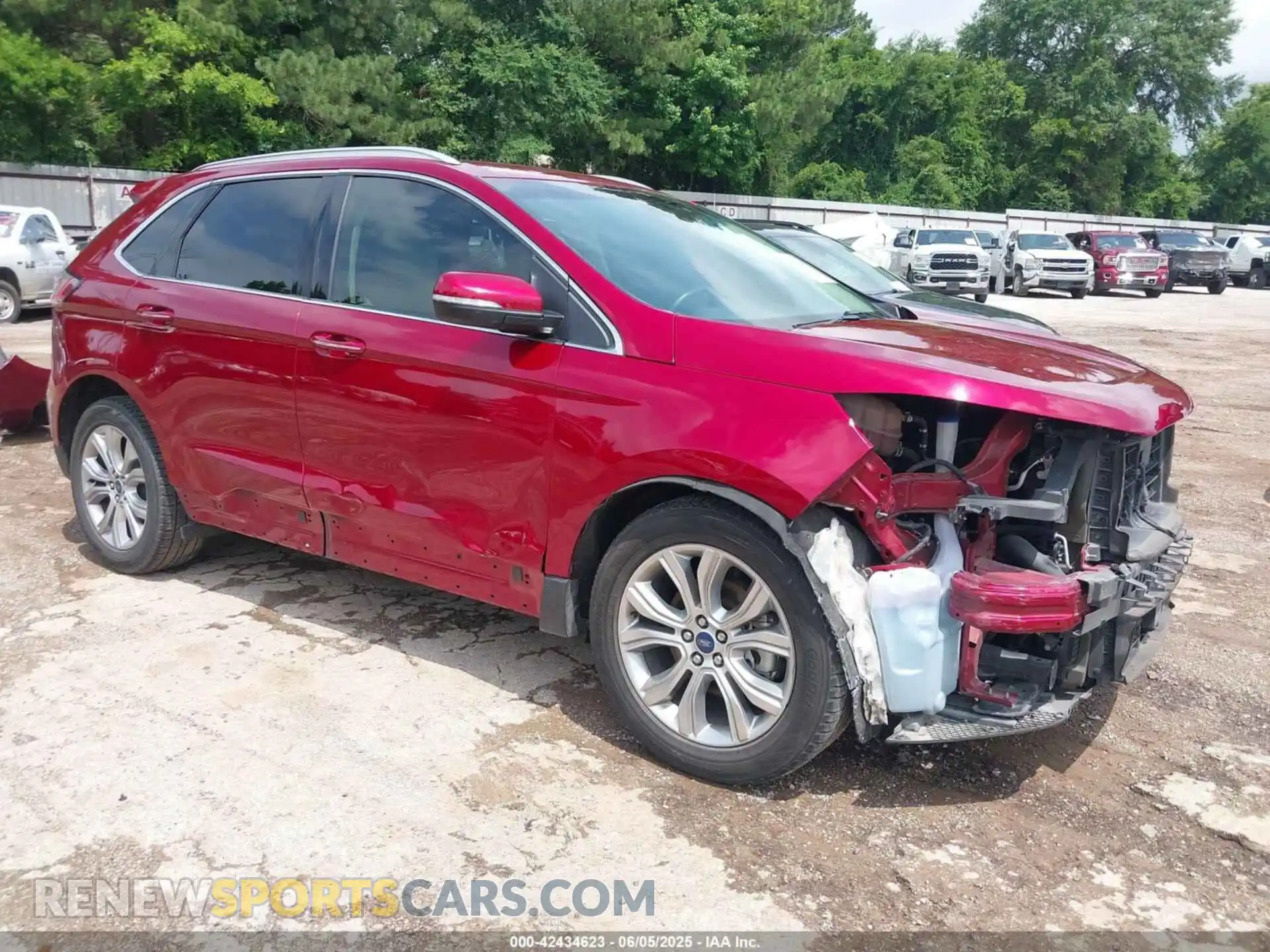 1 Photograph of a damaged car 2FMPK3K97KBC35238 FORD EDGE 2019