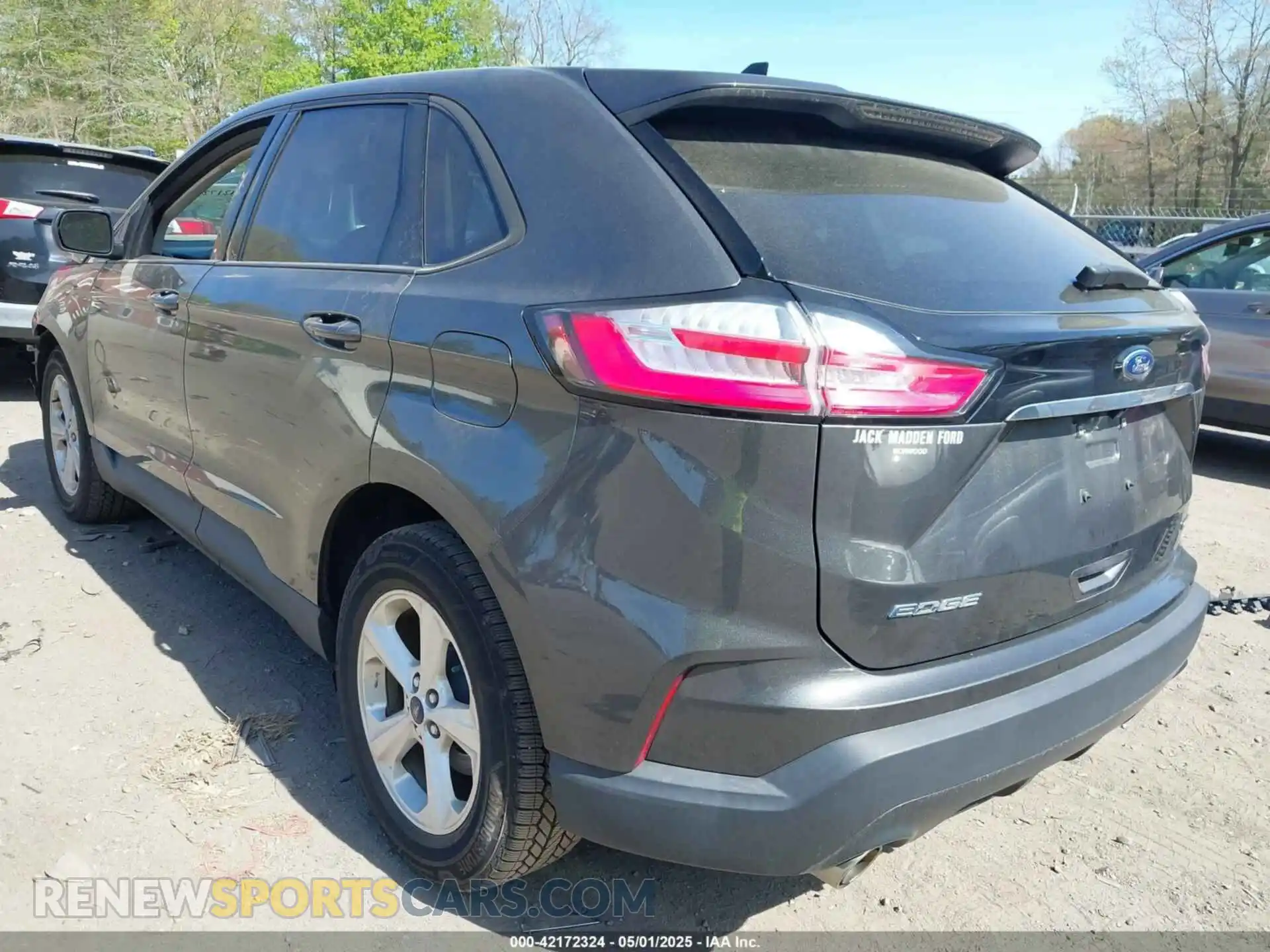 3 Photograph of a damaged car 2FMPK4G90KBB30801 FORD EDGE 2019