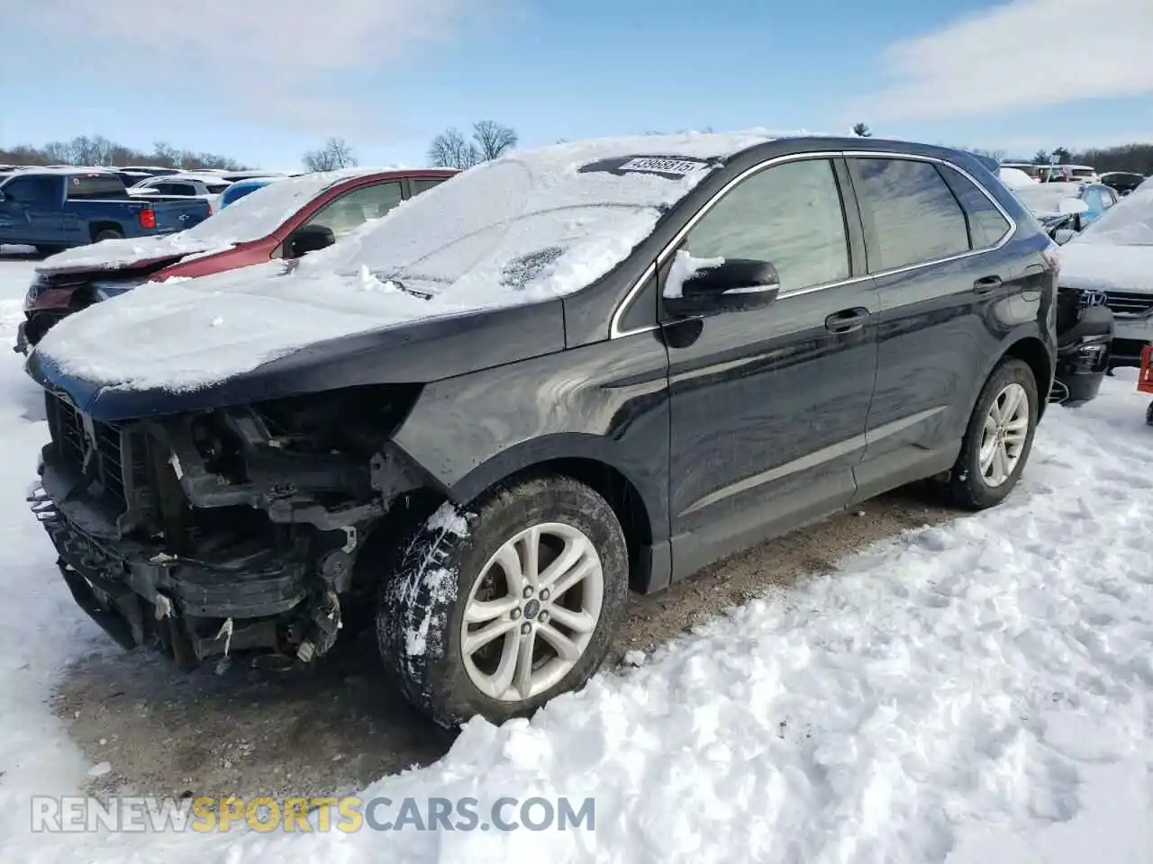 1 Photograph of a damaged car 2FMPK4J91KBB58874 FORD EDGE 2019
