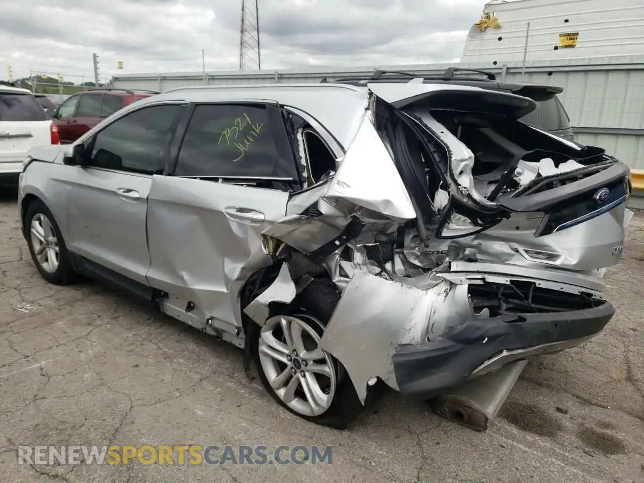 2 Photograph of a damaged car 2FMPK4J94KBC17321 FORD EDGE 2019