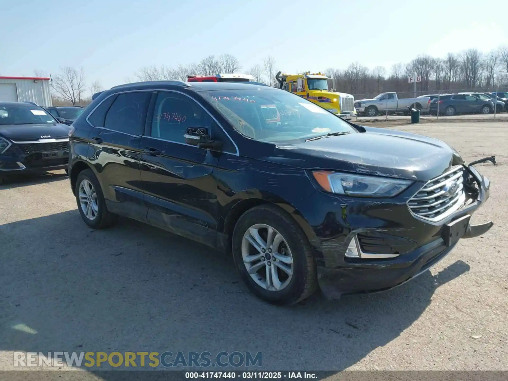 1 Photograph of a damaged car 2FMPK4J95KBC70383 FORD EDGE 2019