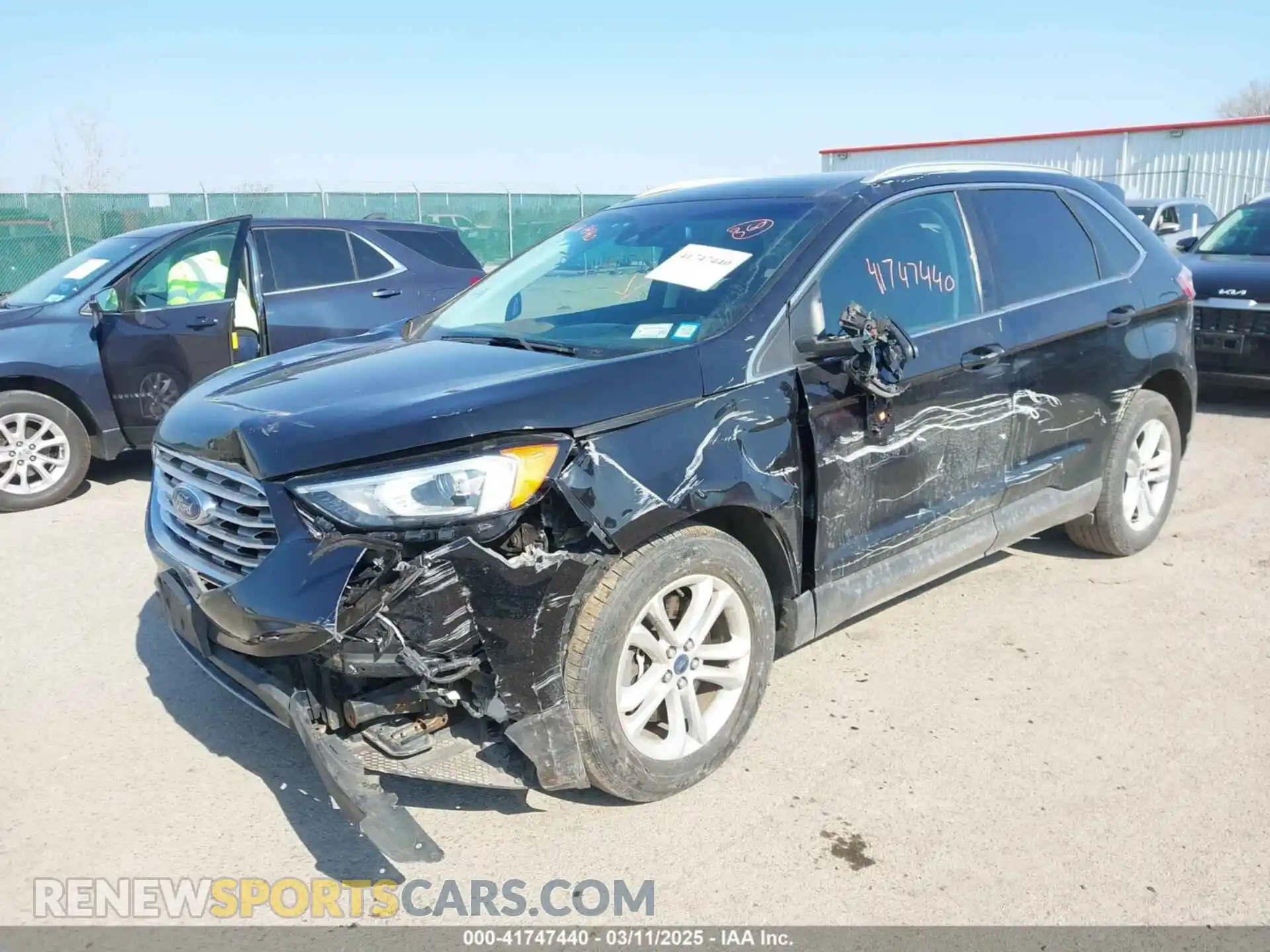 2 Photograph of a damaged car 2FMPK4J95KBC70383 FORD EDGE 2019