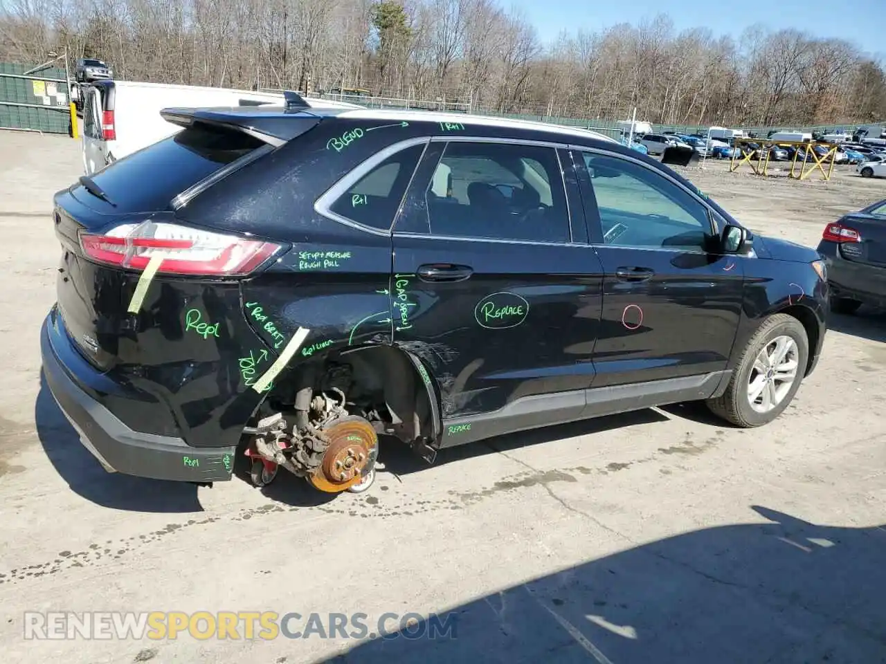 3 Photograph of a damaged car 2FMPK4J96KBC05025 FORD EDGE 2019