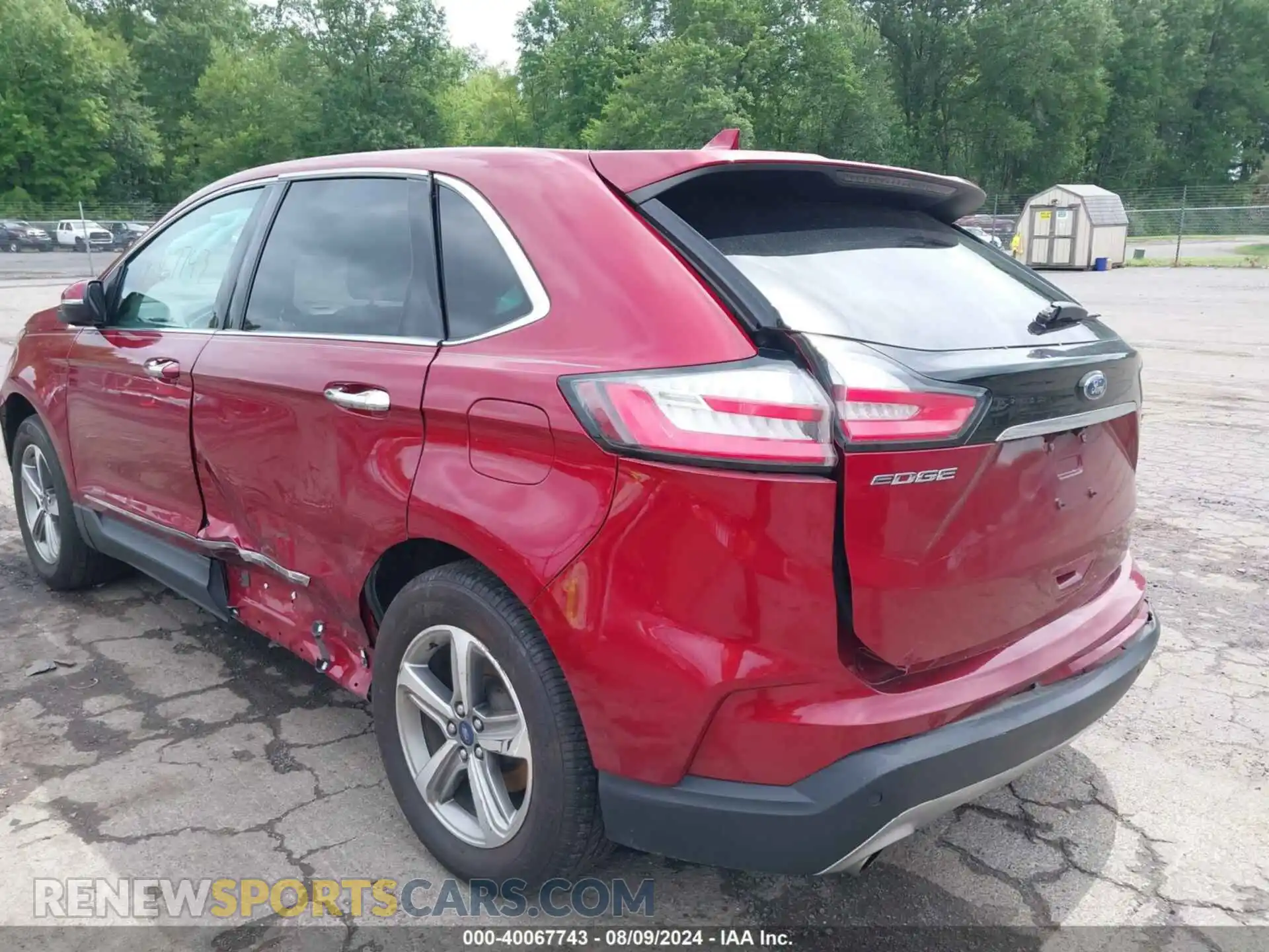 3 Photograph of a damaged car 2FMPK4J96KBC33519 FORD EDGE 2019