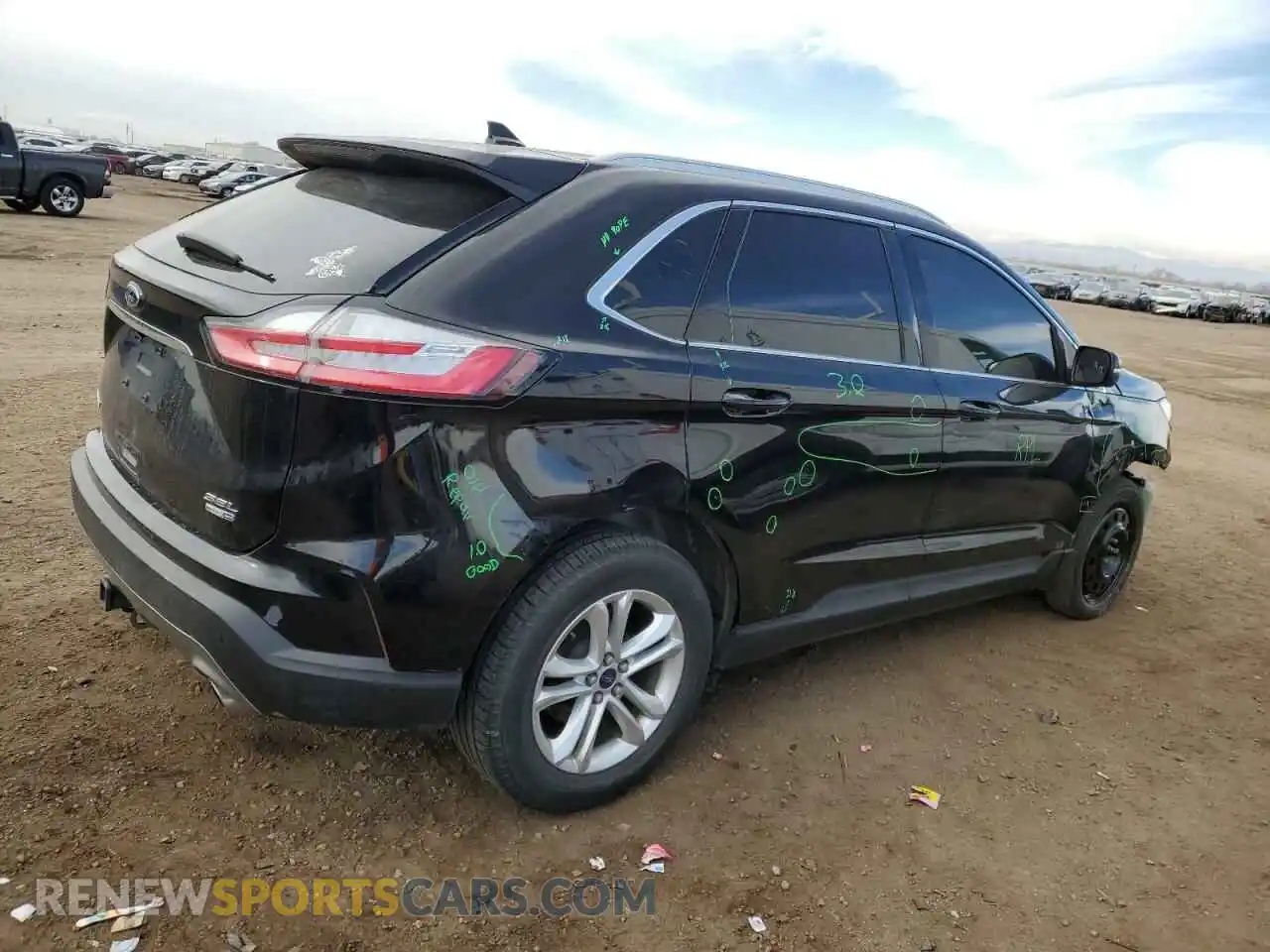 3 Photograph of a damaged car 2FMPK4J98KBC38754 FORD EDGE 2019