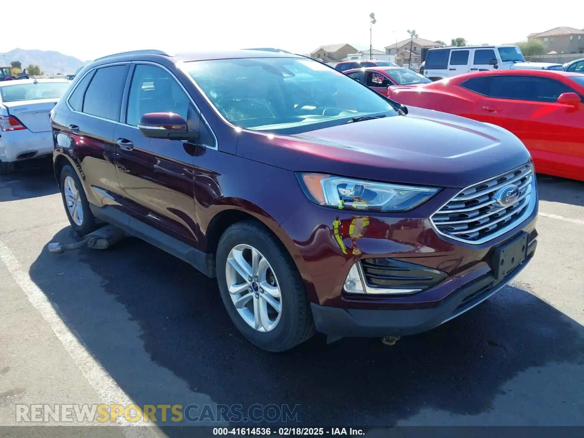 1 fotografías del automóvil dañado 2FMPK4J9XKBB10449 FORD EDGE 2019