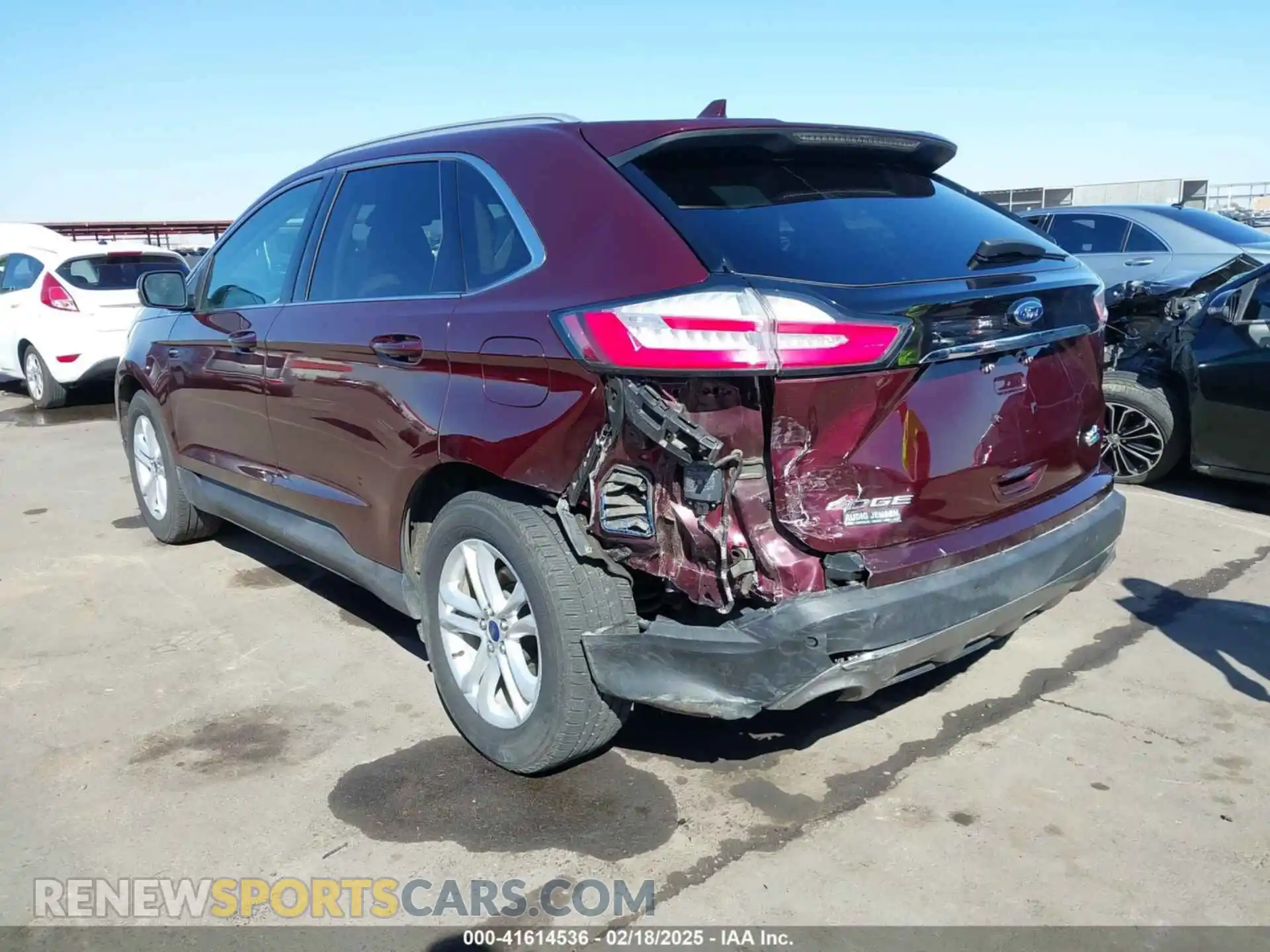 3 fotografías del automóvil dañado 2FMPK4J9XKBB10449 FORD EDGE 2019
