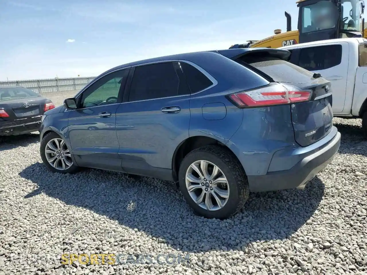 2 Photograph of a damaged car 2FMPK4K91KBB81098 FORD EDGE 2019