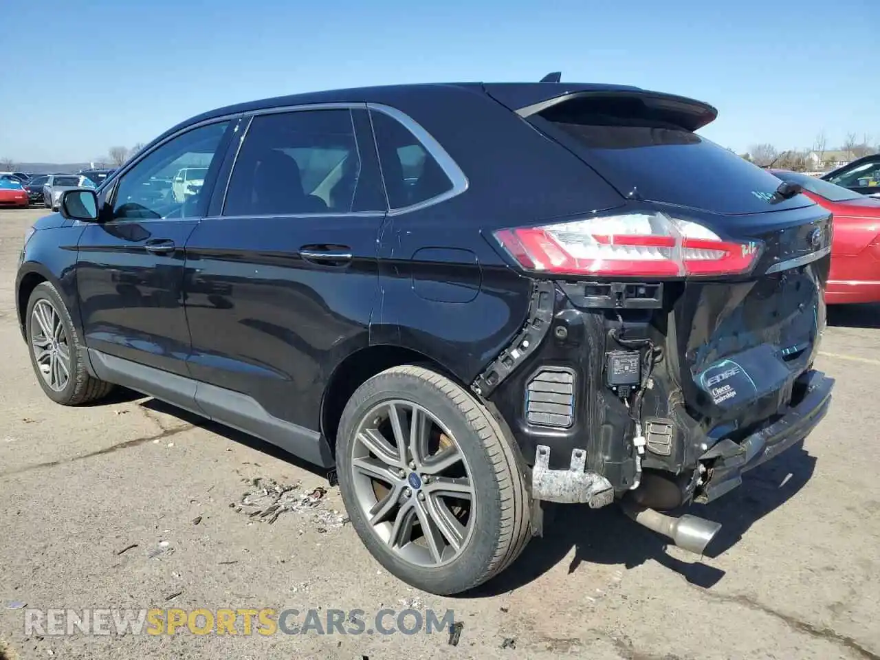 2 Photograph of a damaged car 2FMPK4K95KBB99541 FORD EDGE 2019