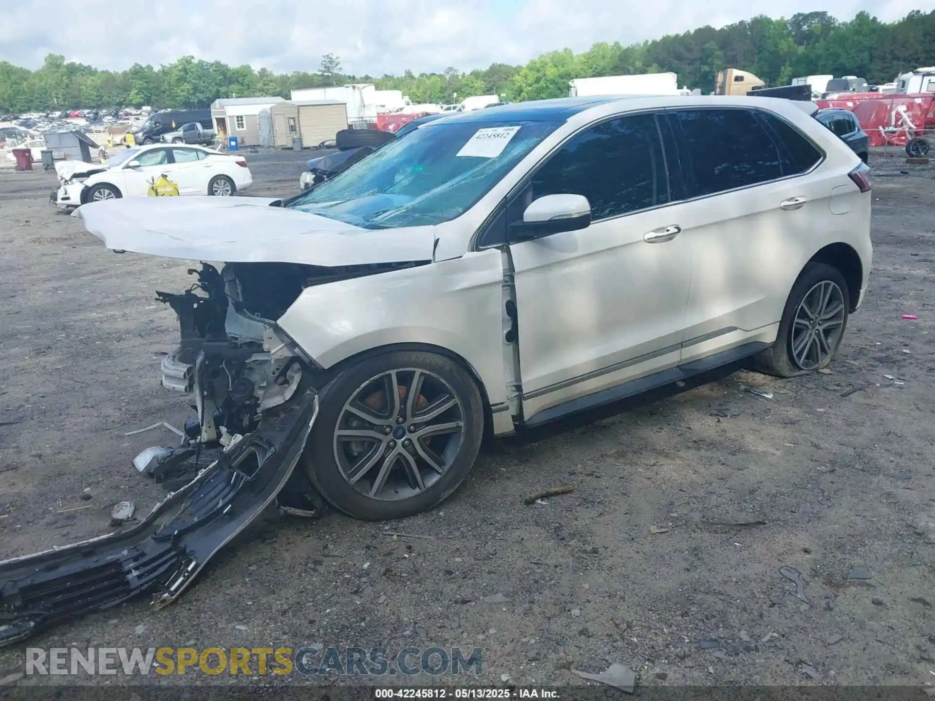 2 Фотография поврежденного автомобиля 2FMPK4K97KBB11721 FORD EDGE 2019