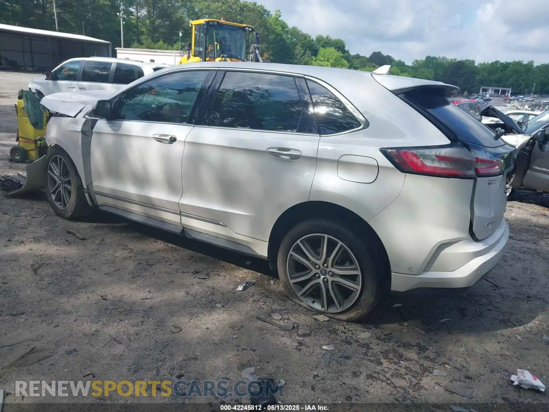 3 Фотография поврежденного автомобиля 2FMPK4K97KBB11721 FORD EDGE 2019