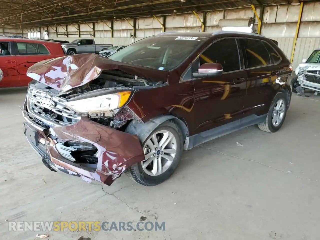 1 Photograph of a damaged car 2FMPK3J93LBA17462 FORD EDGE 2020