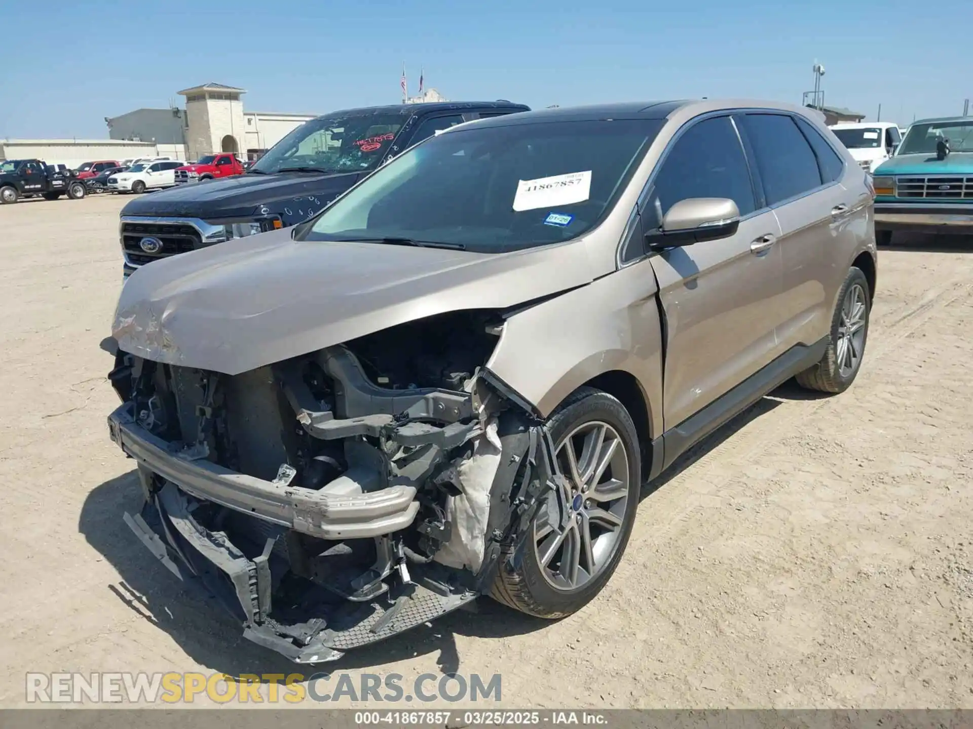2 Photograph of a damaged car 2FMPK3K90LBB19476 FORD EDGE 2020