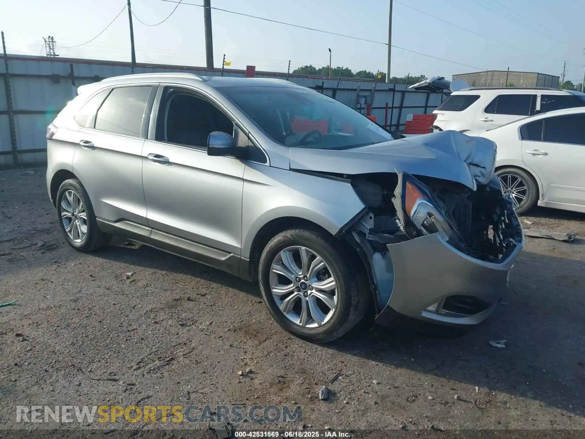 1 Photograph of a damaged car 2FMPK3K91LBA69509 FORD EDGE 2020