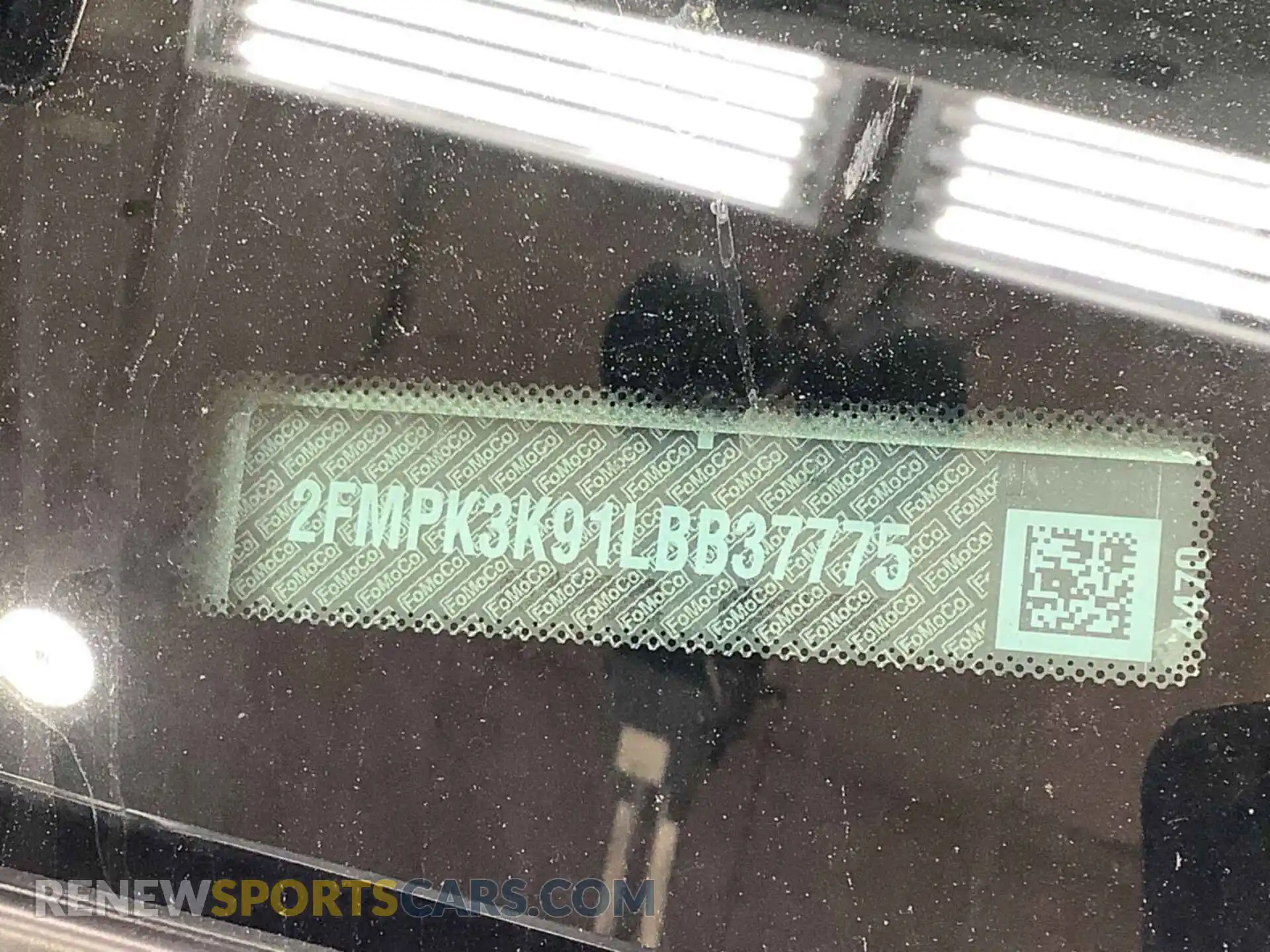 3 Photograph of a damaged car 2FMPK3K91LBB37775 FORD EDGE 2020